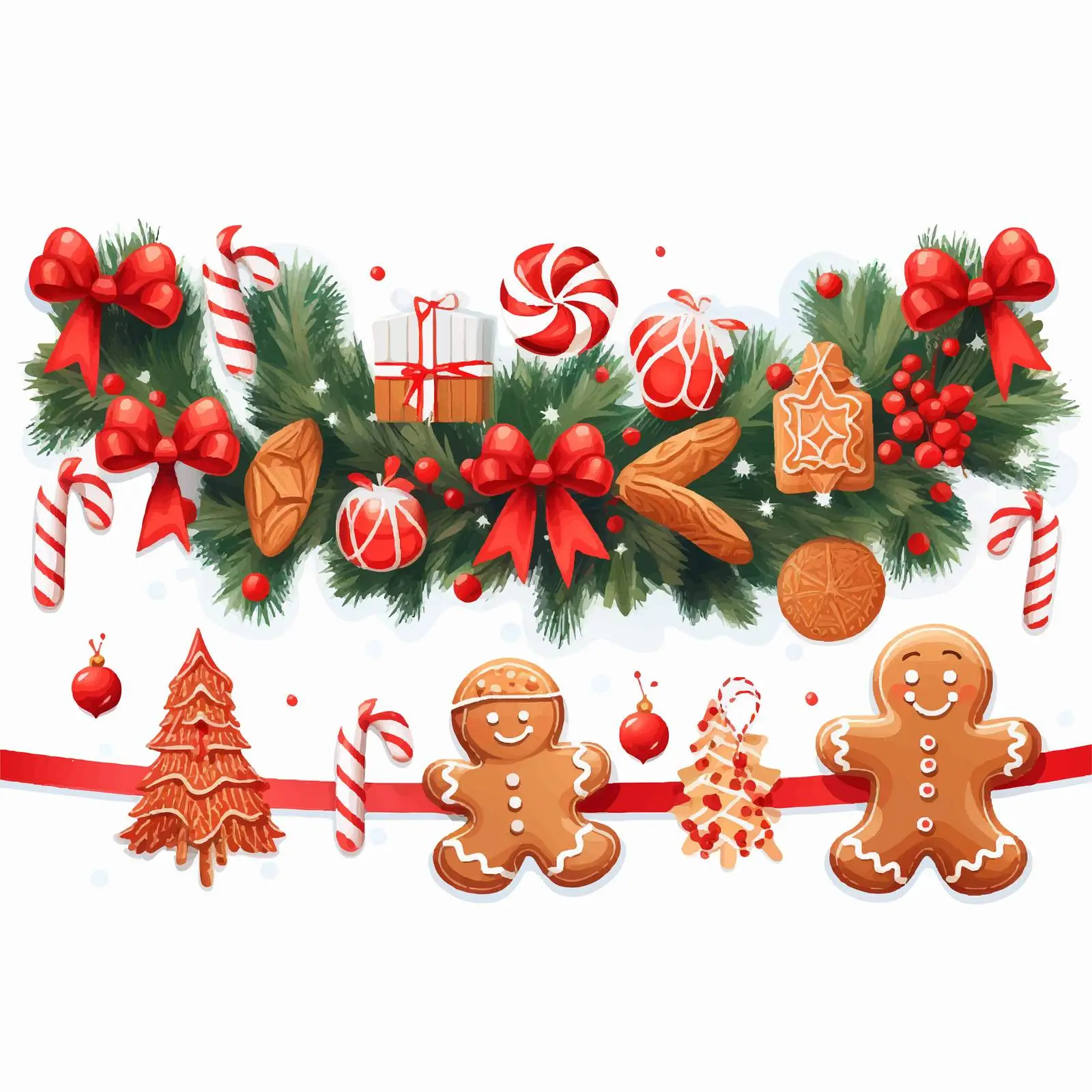 Merry Christmas and Happy Holidays Banner — free download from Dotvec
