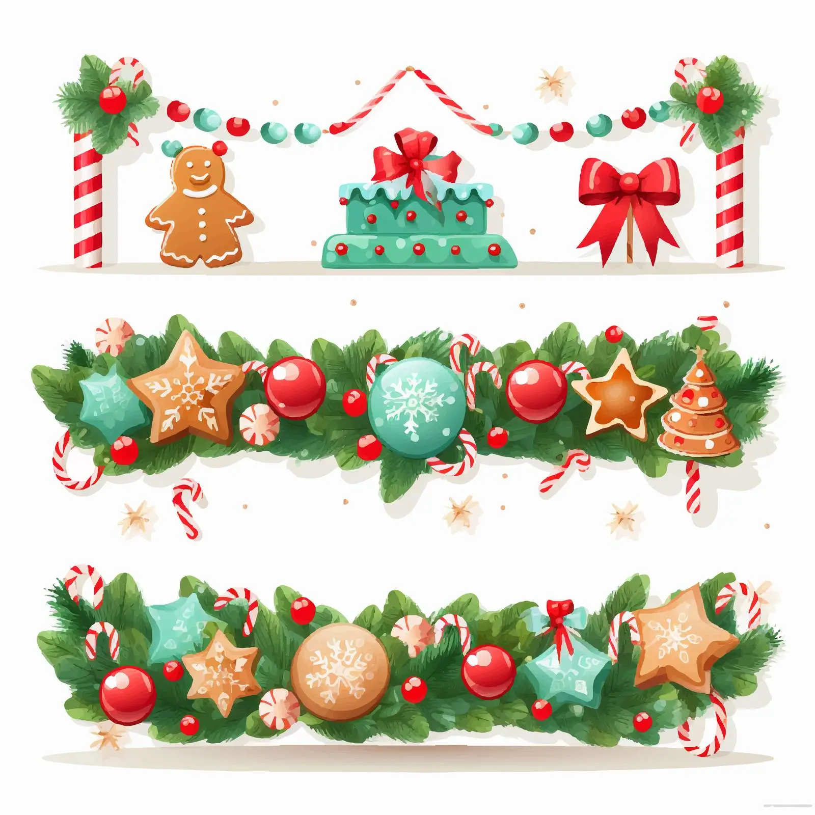 Merry Christmas Happy Holidays Vector Banner — free download from Dotvec