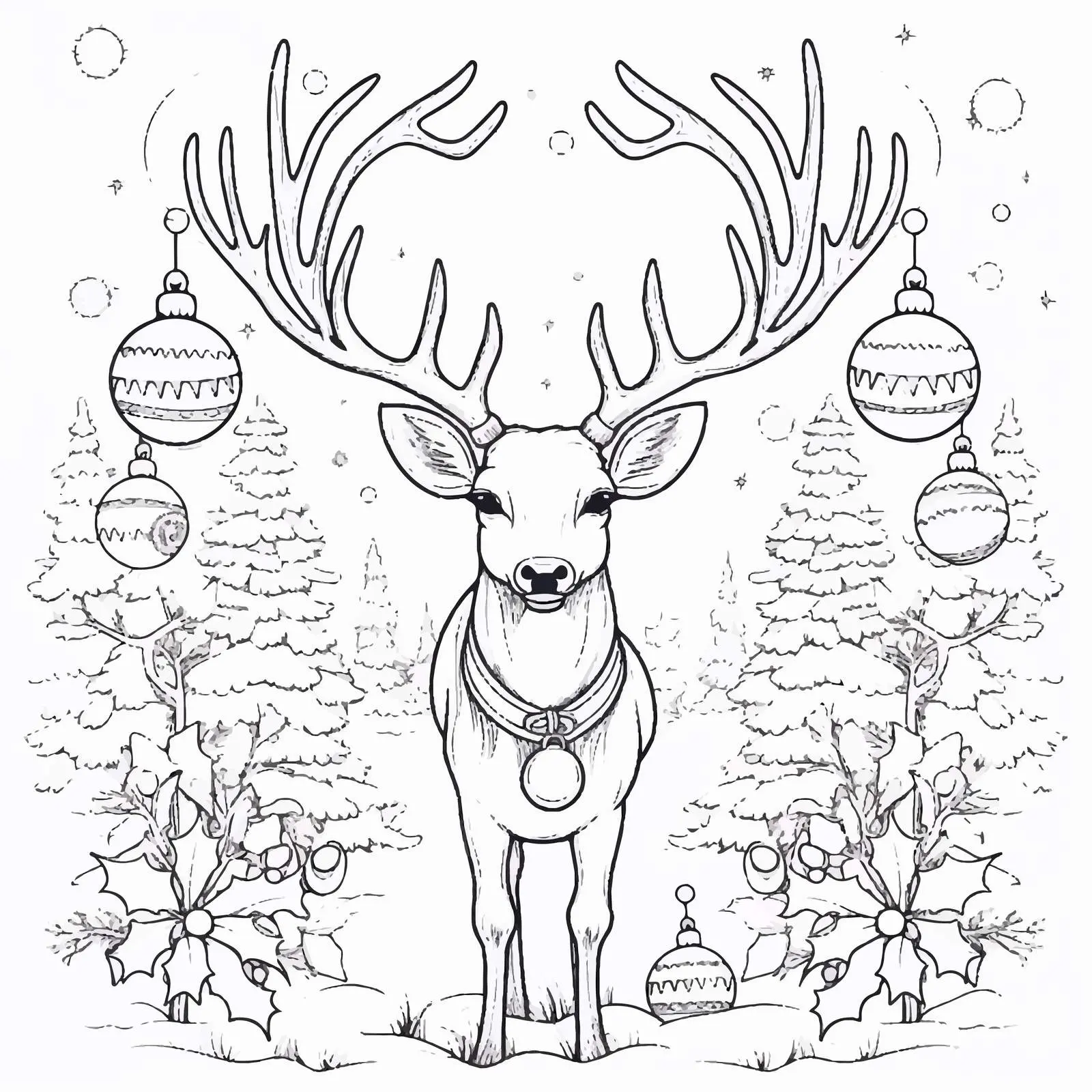 Merry Christmas and Happy New Year Greeting Card – free greeting template image from Dotvec