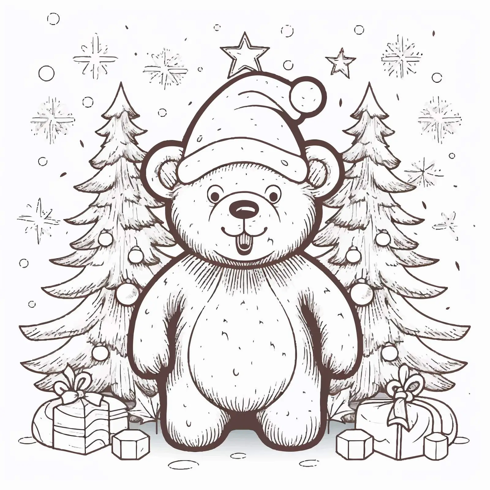 Christmas and New Year Greeting Card Template — free download from Dotvec