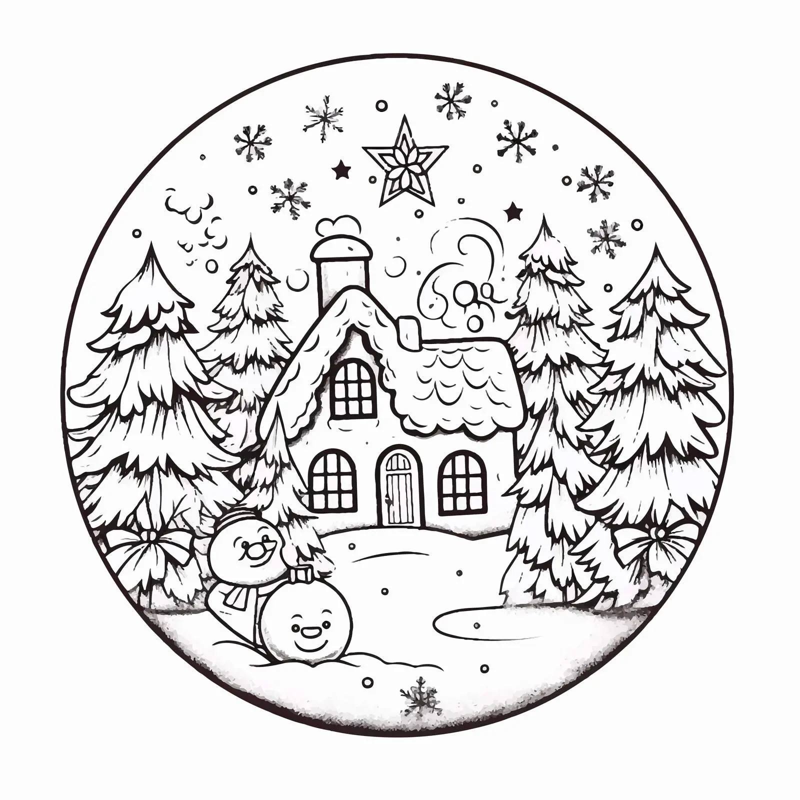 Merry Christmas and Happy New Year Postcard Design — free download from Dotvec