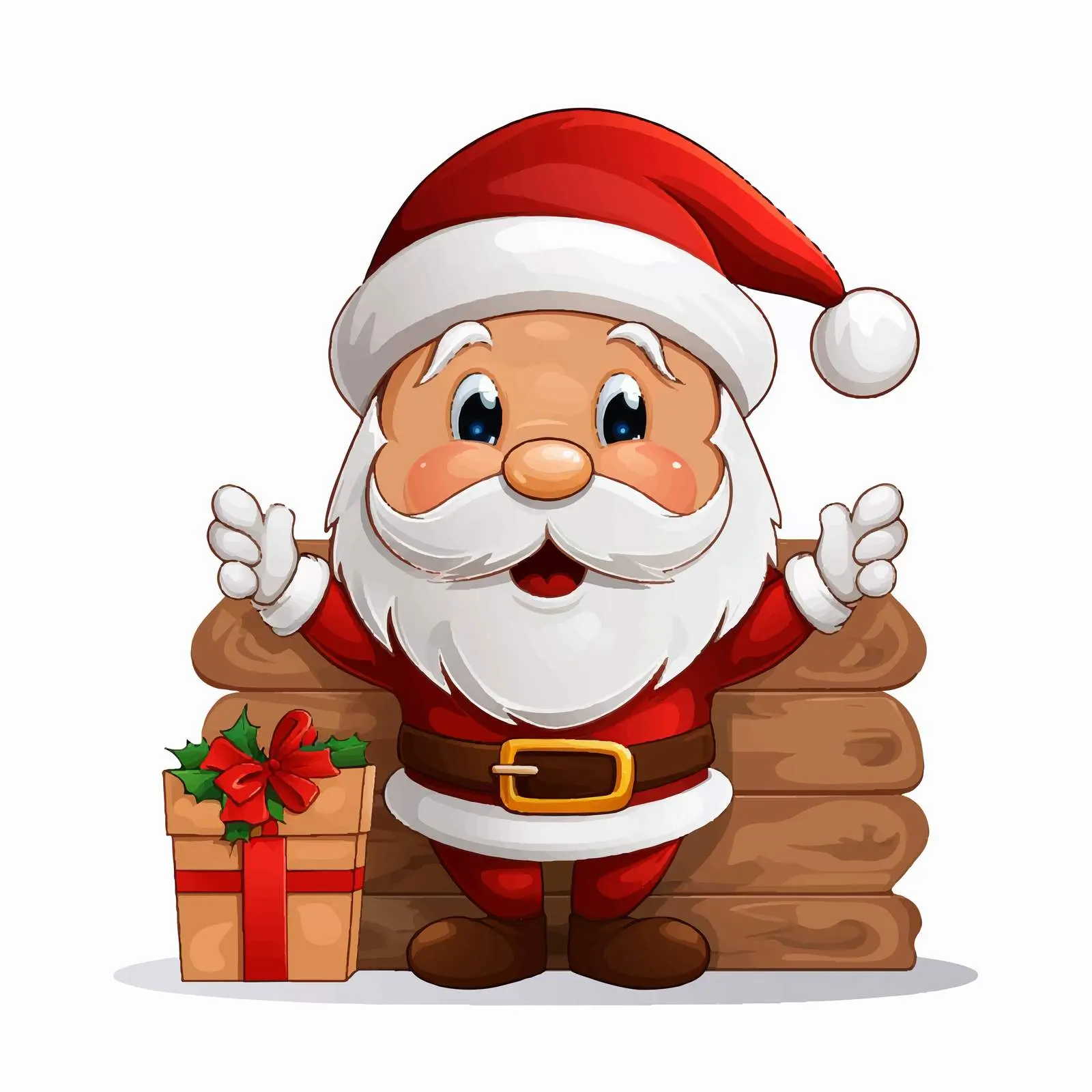 Merry Christmas Font Logo on Wooden Board — free download from Dotvec