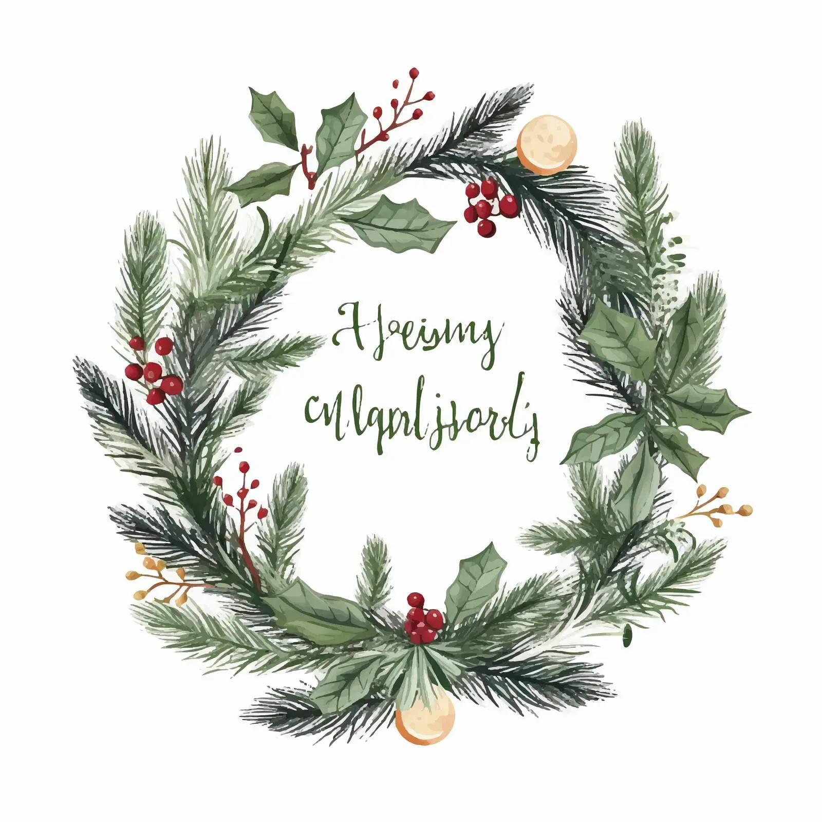 Elegant Merry Christmas Inscription in Vector Format — free download from Dotvec