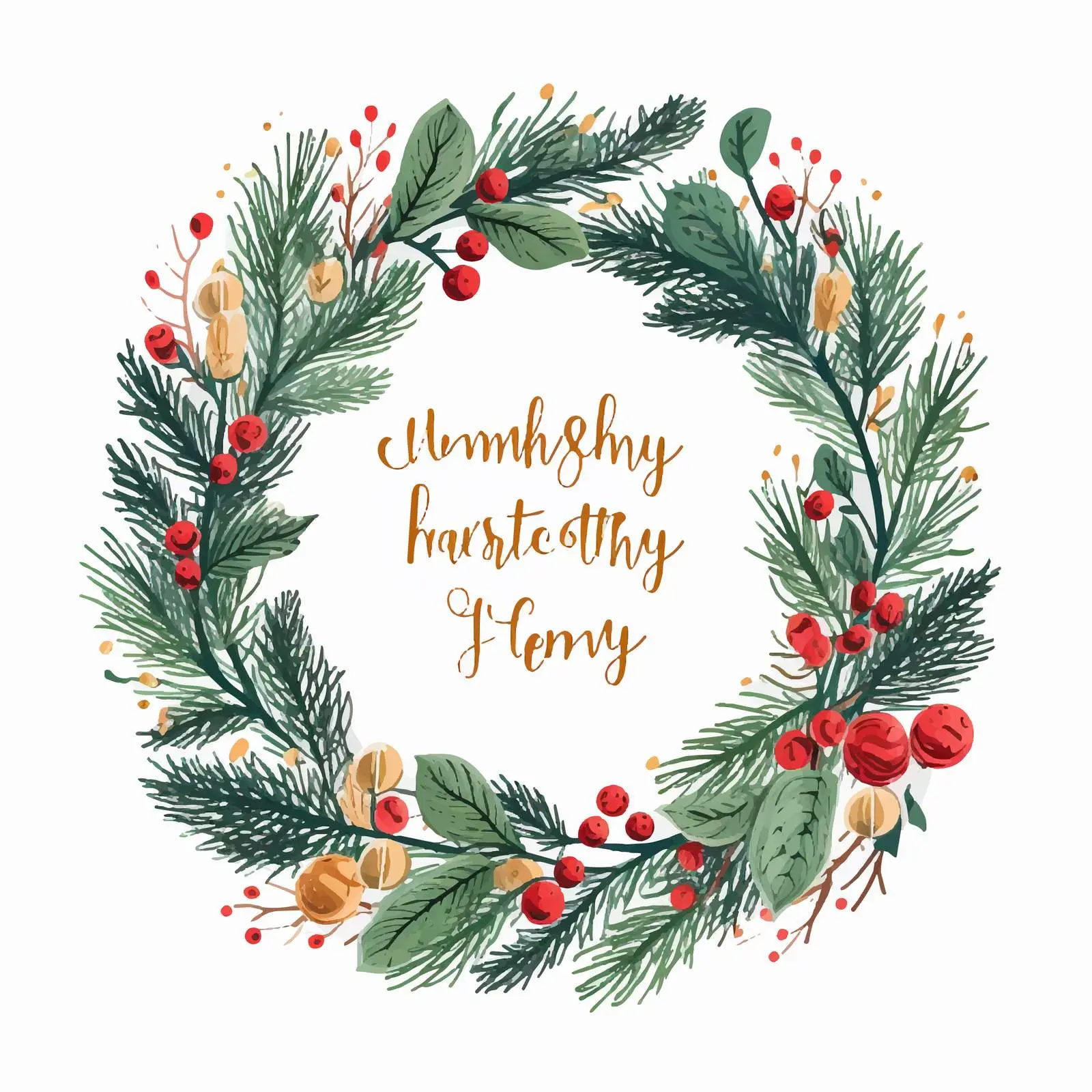 Elegant Merry Christmas Inscription Vector Design — free download from Dotvec