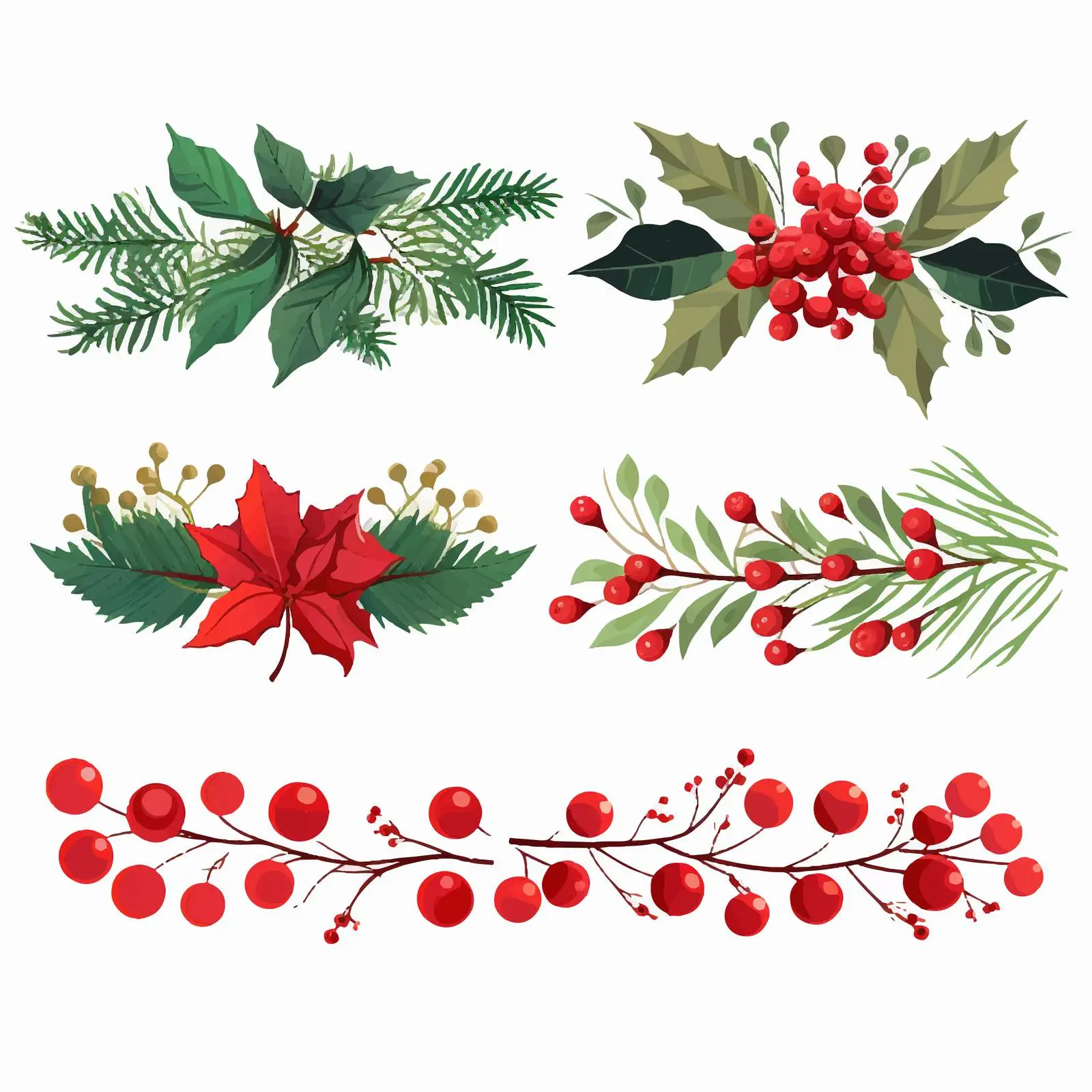 Festive Christmas and New Year Vector Collection — free download from Dotvec