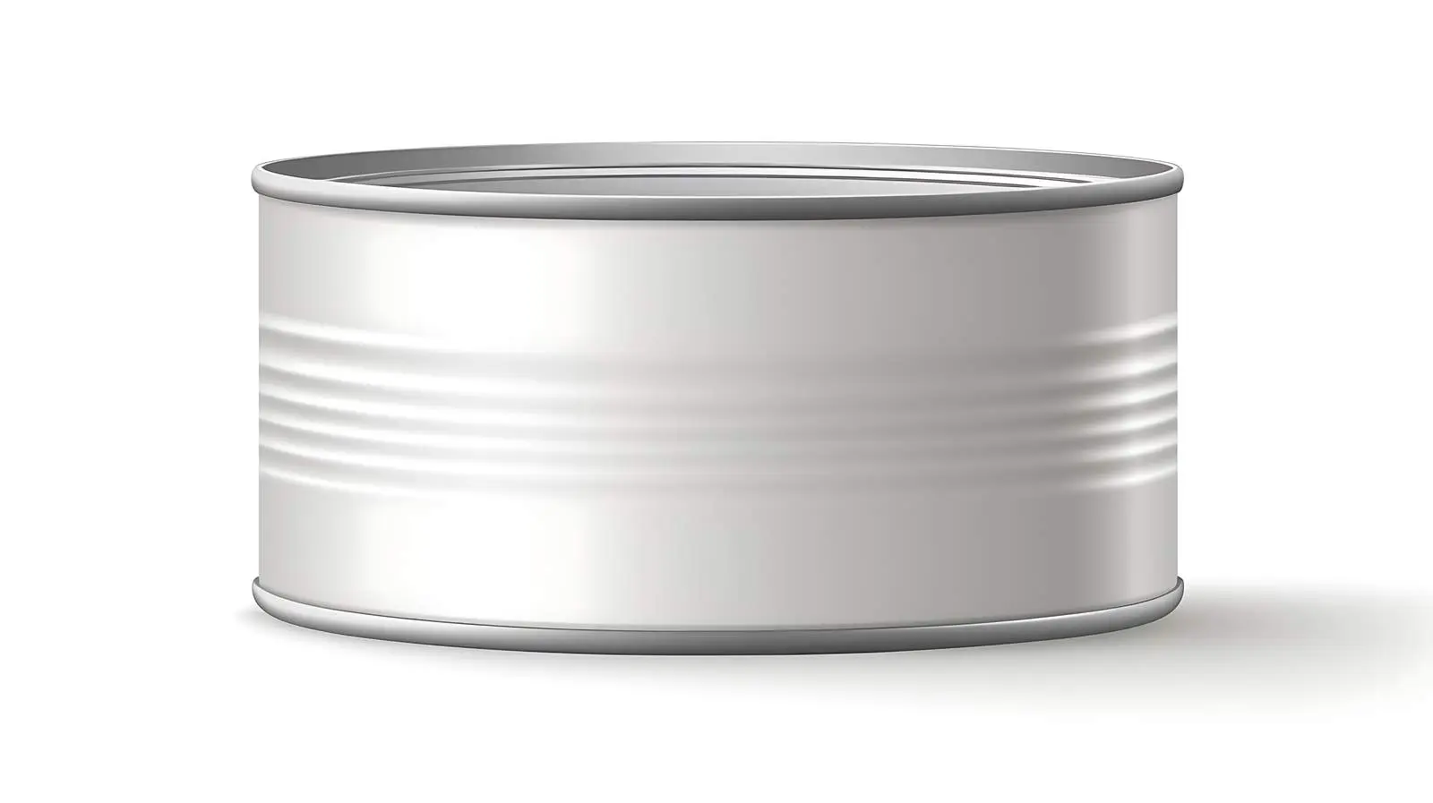 Metal Can Bottom View — free download from Dotvec