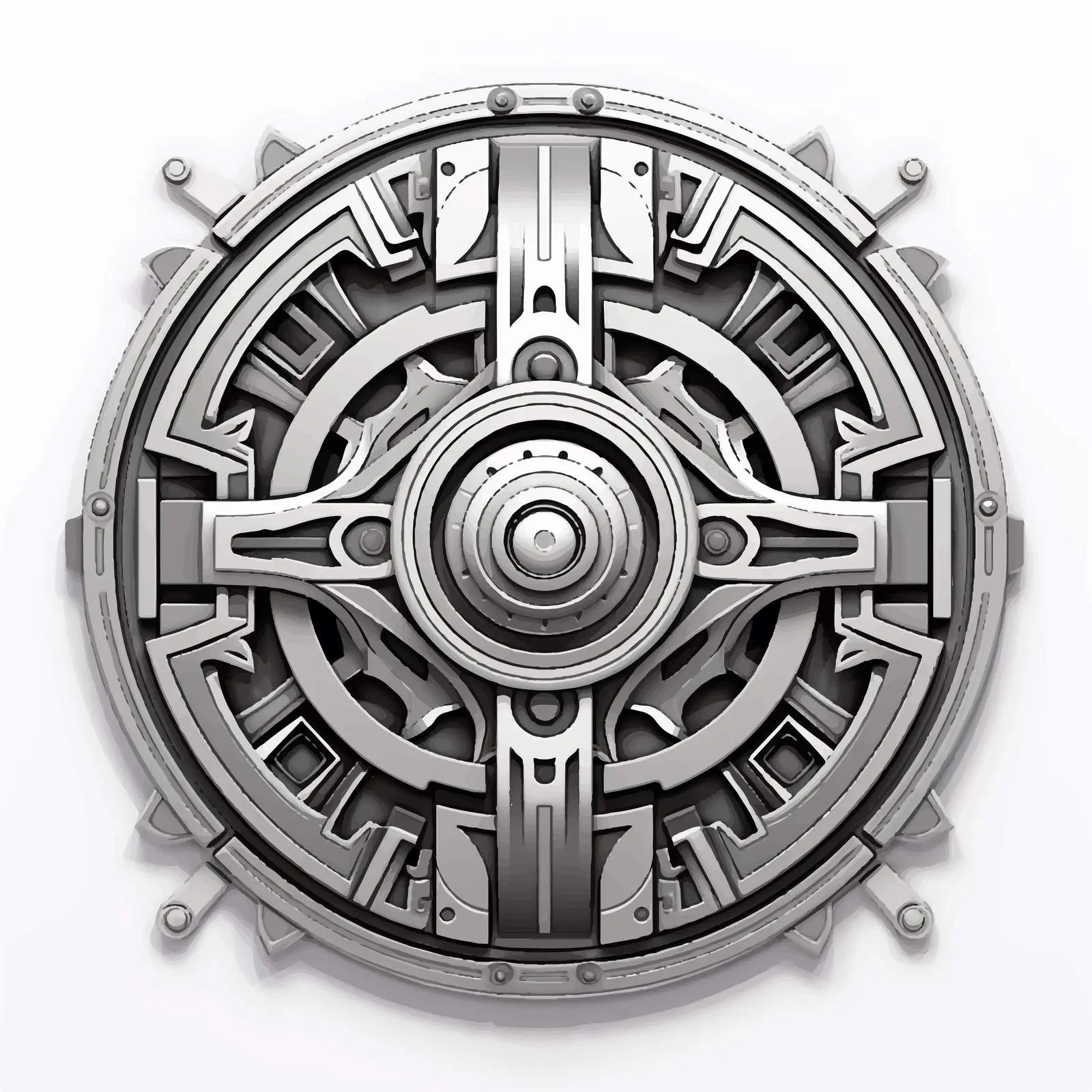 Cartoon Metal Design Vector Illustration — free download from Dotvec