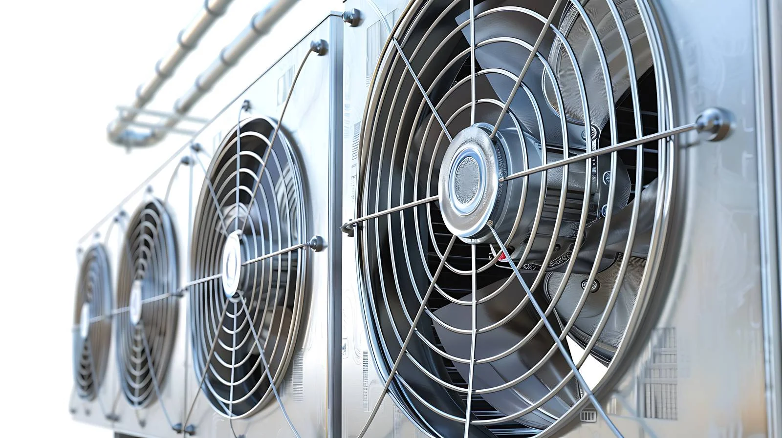 Metal HVAC Vents in Industrial Setting — free download from Dotvec