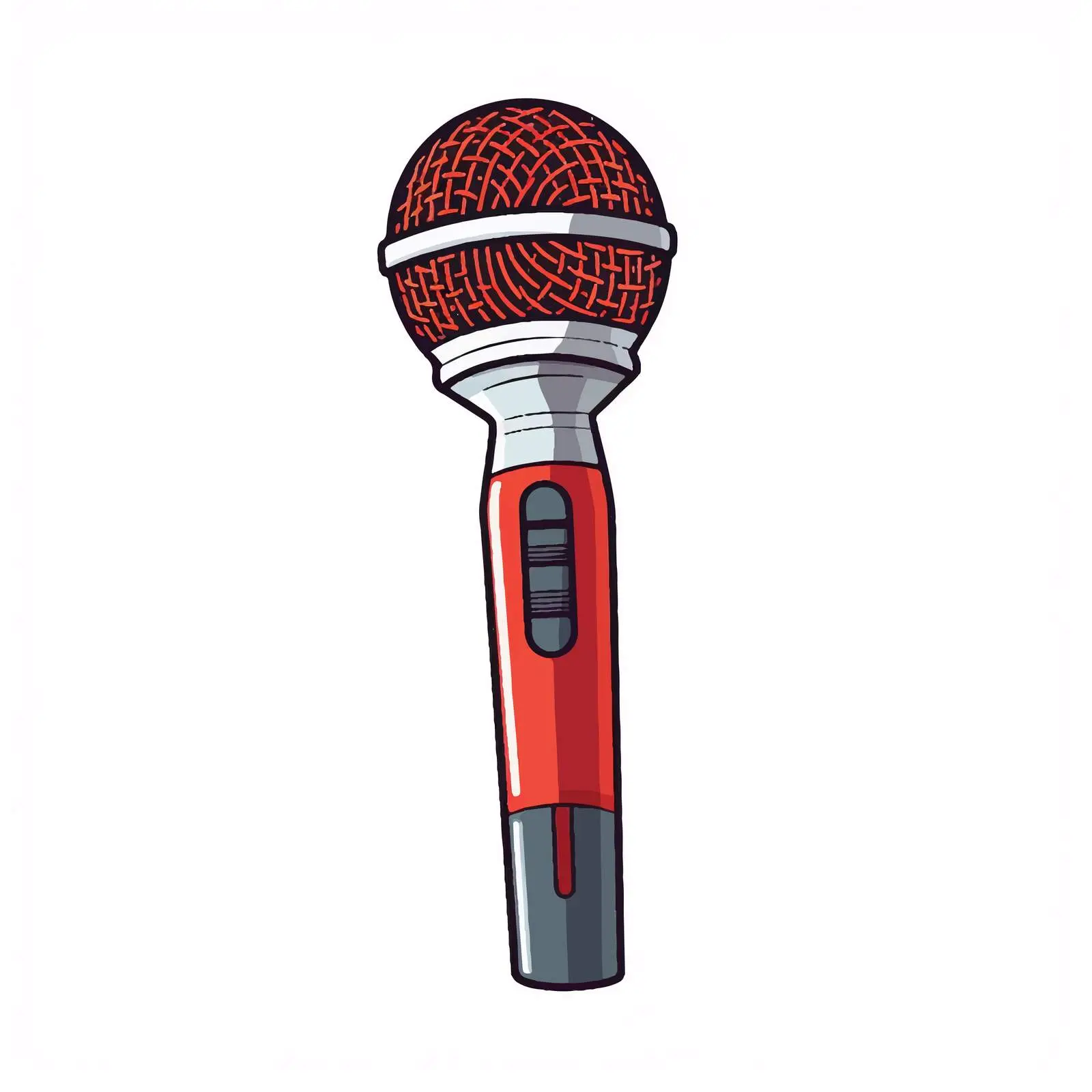 Cartoon Microphone Concert Musical Icon Vector – free microphone image from Dotvec