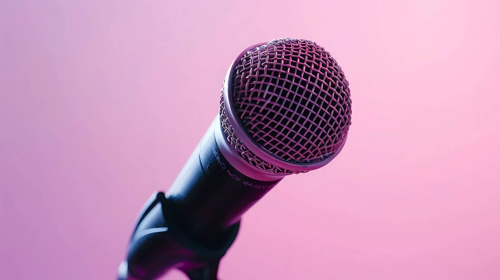Vibrant Karaoke Night Club Microphone Close-Up — free download from Dotvec