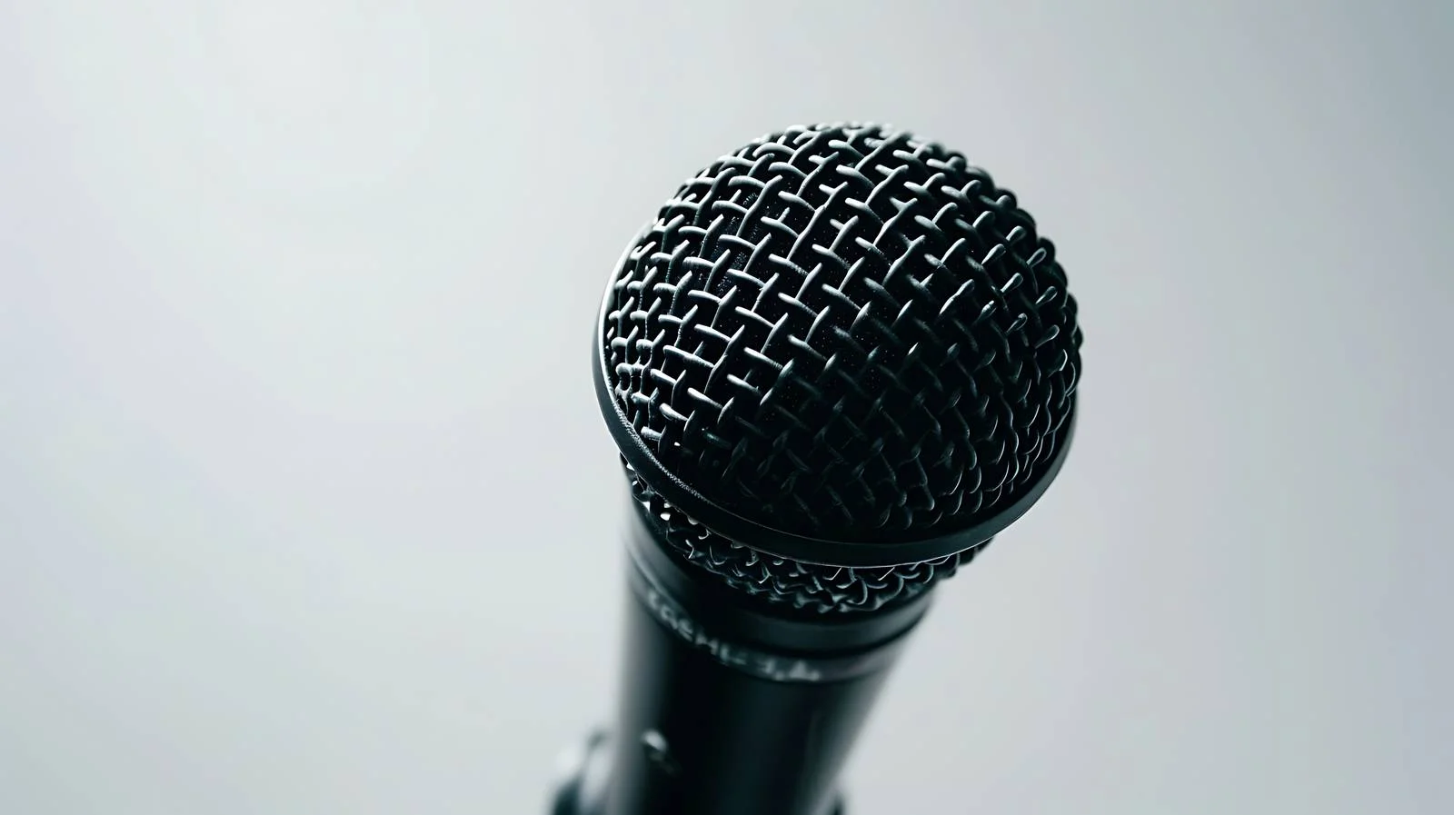 Vibrant Stage Microphone Close-Up at Karaoke Club — free download from Dotvec