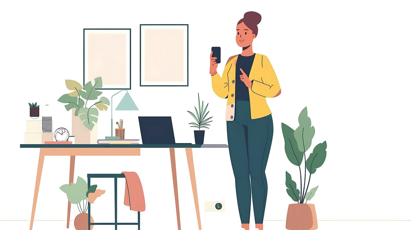 Professional Freelancer Office Portrait — free download from Dotvec