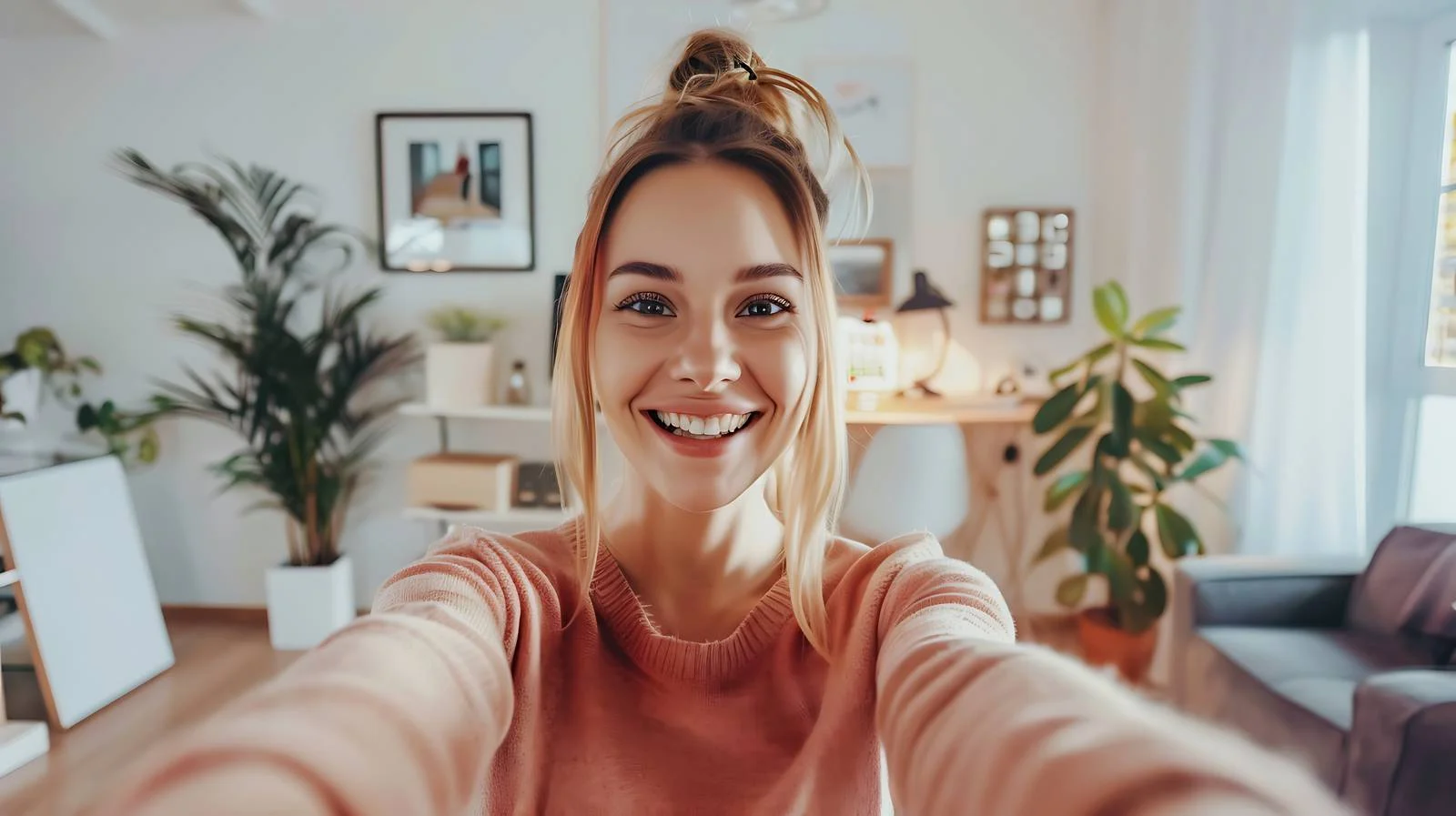 Creative Home Office Freelancer Portrait – free caucasian image from Dotvec