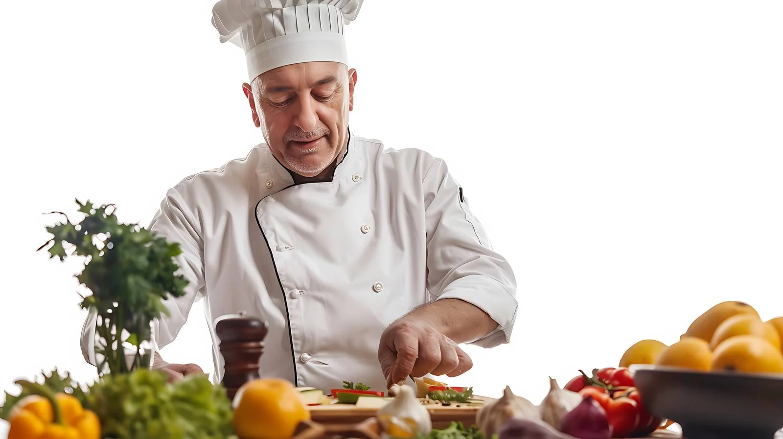 Skilled Chef Prepares Delicious Dish — free download from Dotvec