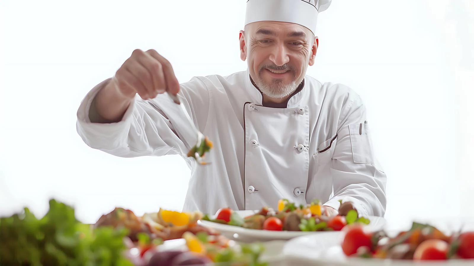 Chef Preparing Delicious Food — free download from Dotvec