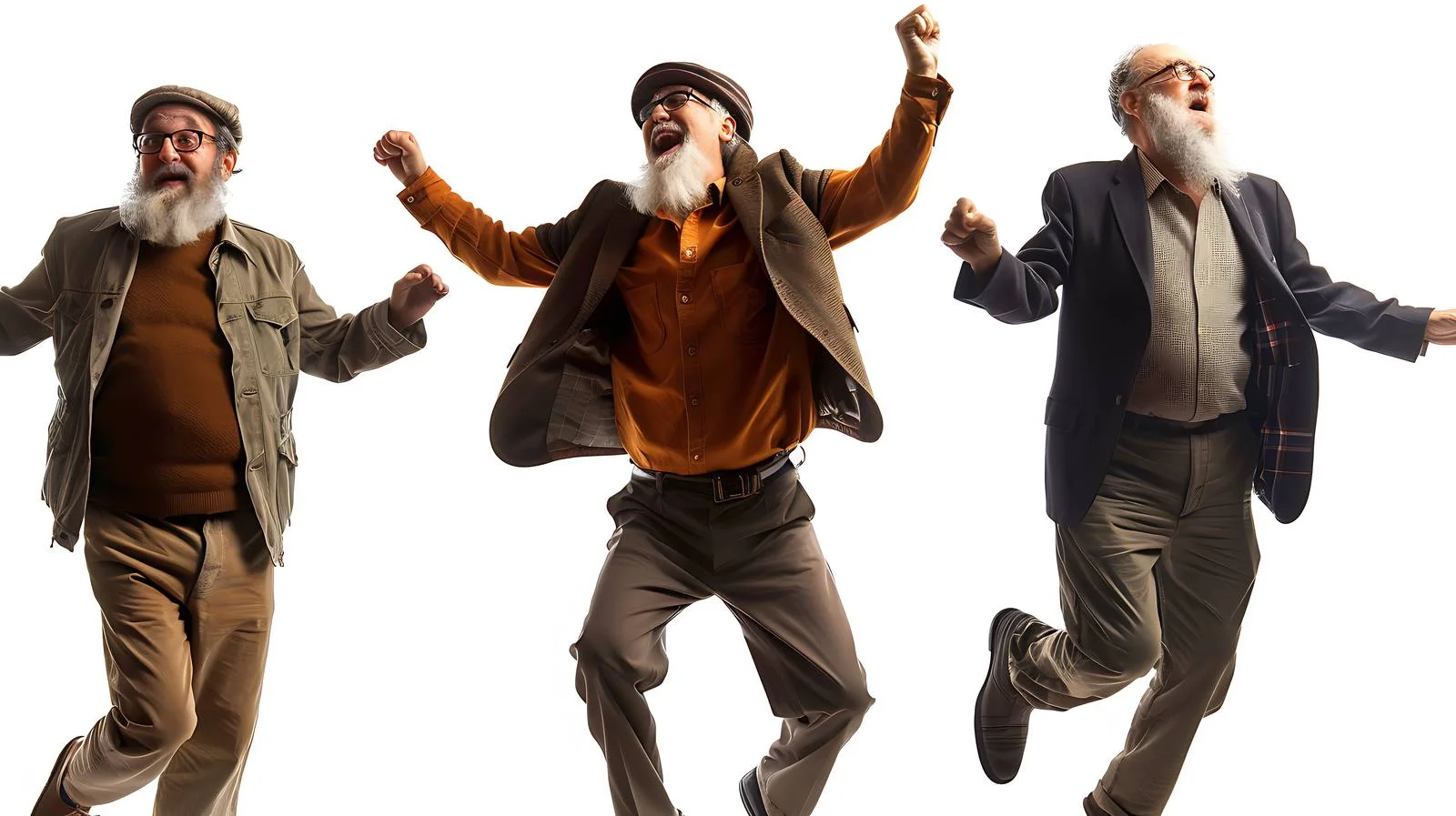 Middle-aged Men Street Performance — free download from Dotvec