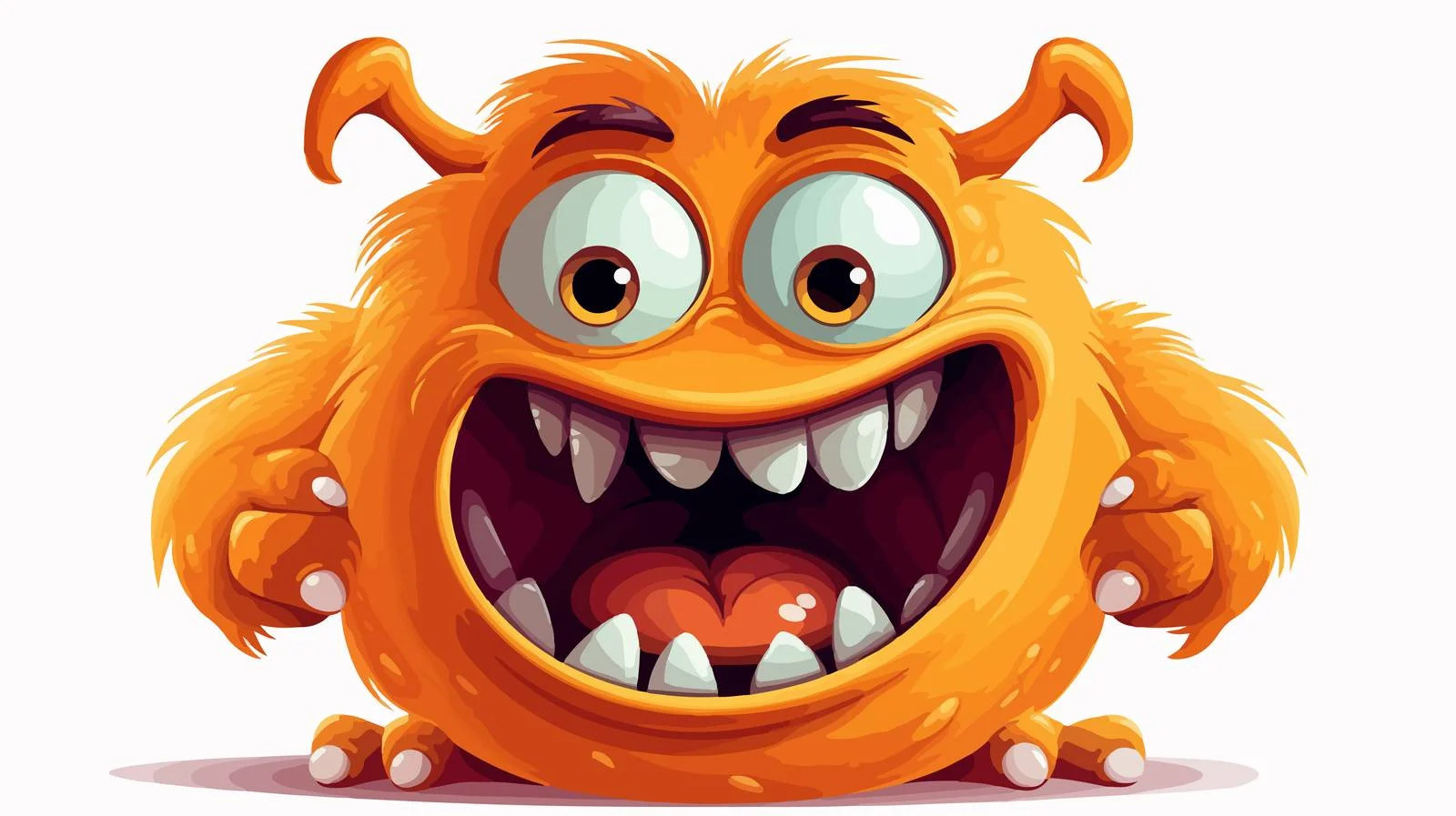Midnight Monster Cartoon Vector Illustration — free download from Dotvec