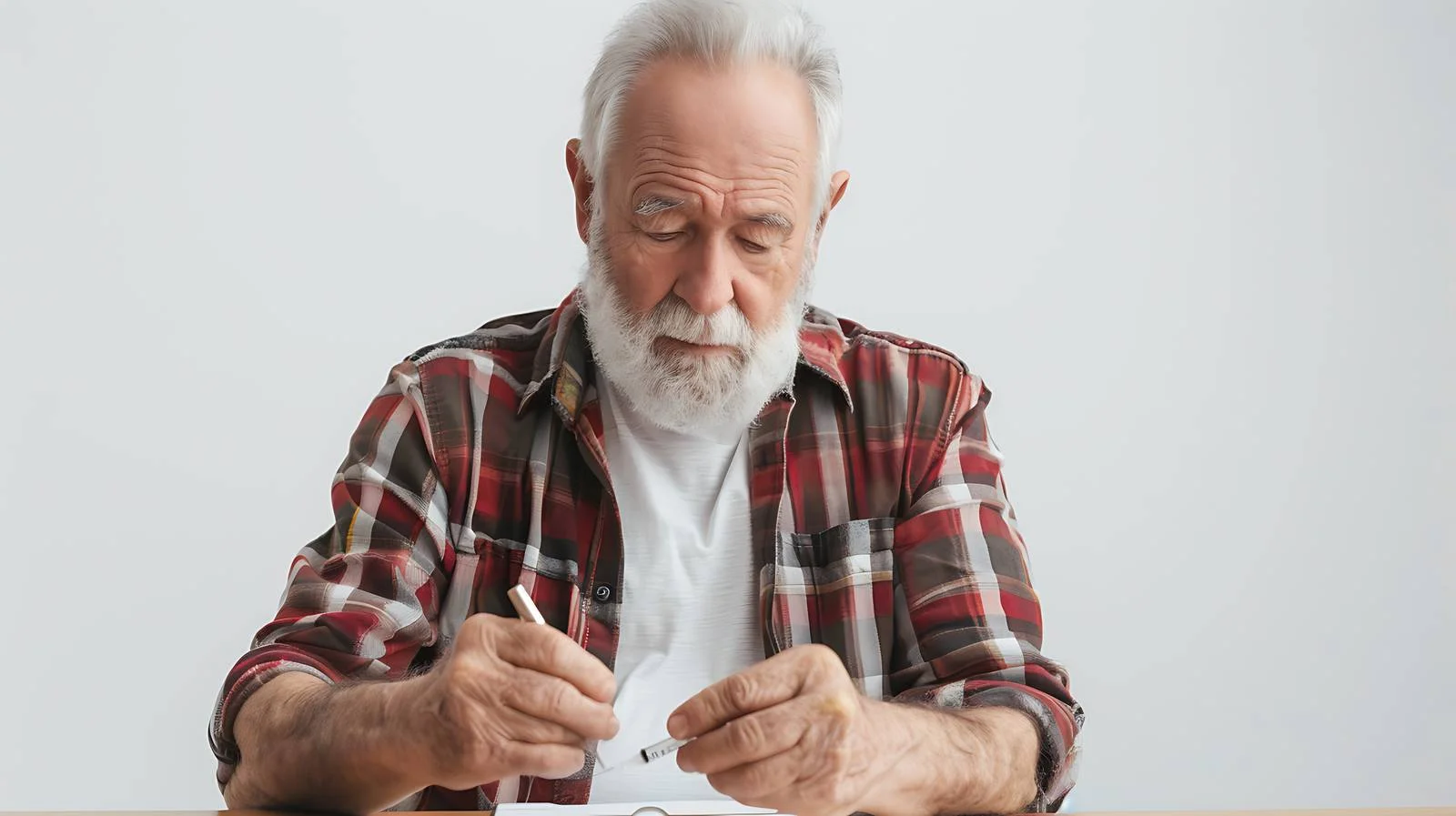 Diabetic Senior Man Examining Health — free download from Dotvec