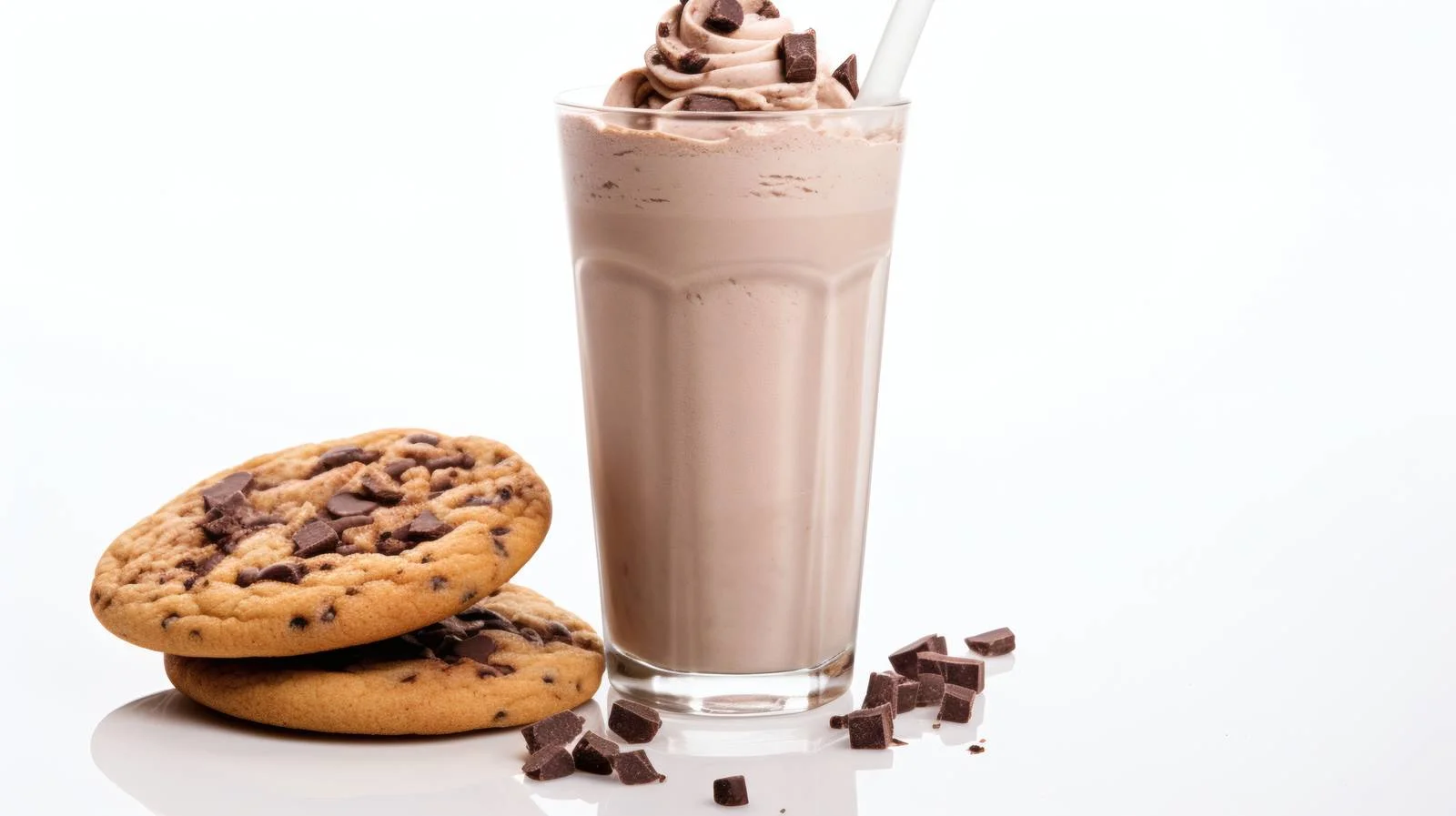 Decadent Chocolate Milkshake Smoothie with Cookies — free download from Dotvec
