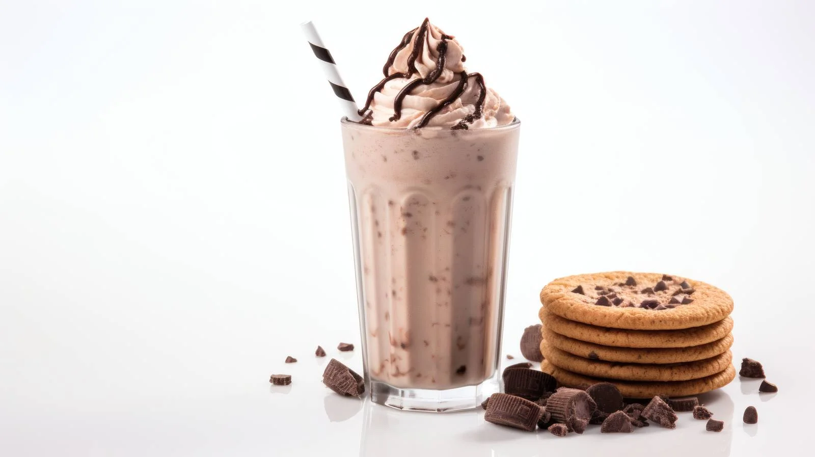 Decadent Chocolate Smoothie with Cookie Accents — free download from Dotvec