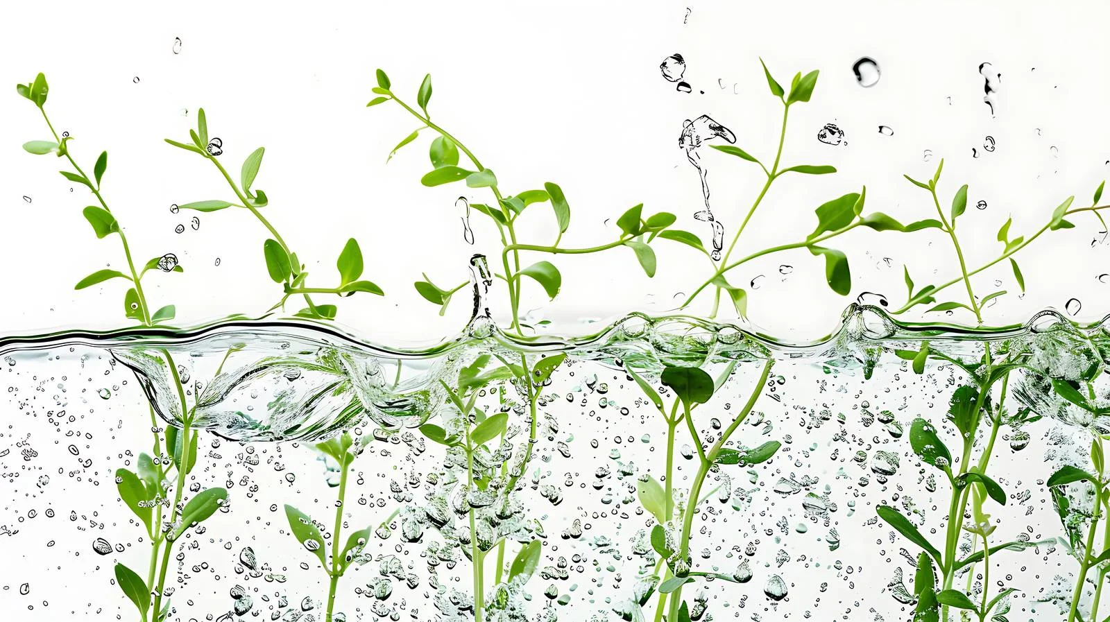 Aquatic Plant Millfoil in Freshwater Isolation — free download from Dotvec