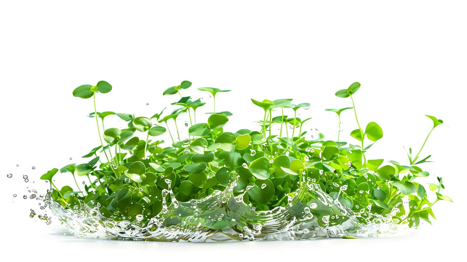 Aquatic plant growth in clear water — free download from Dotvec