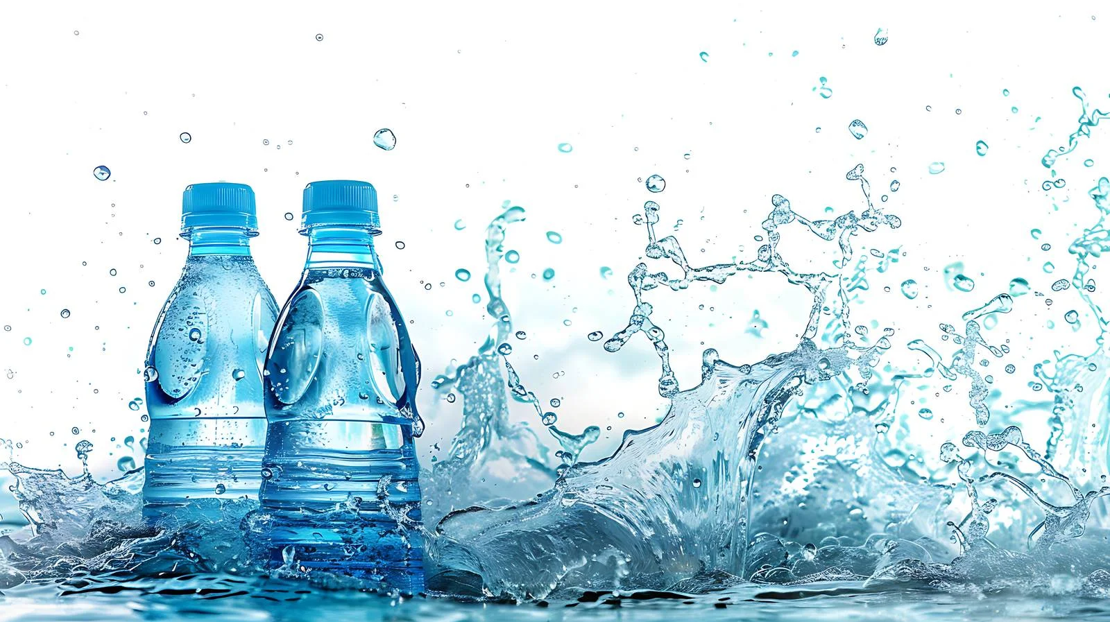 Premium Mineral Water Bottle on White — free download from Dotvec