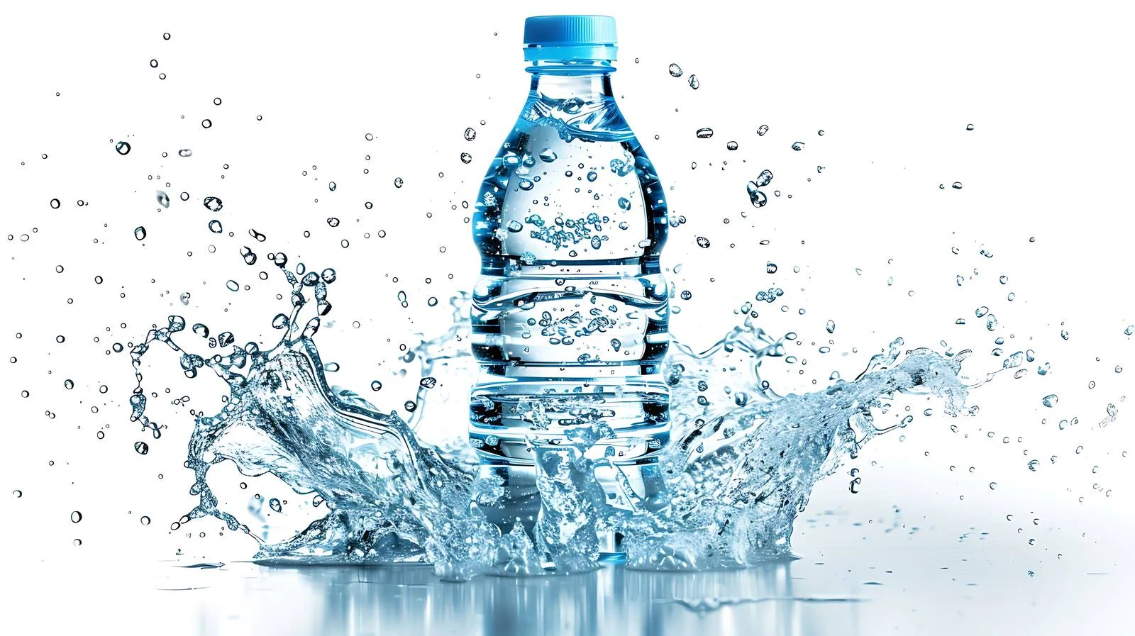 Mineral Water Bottle White Background — free download from Dotvec