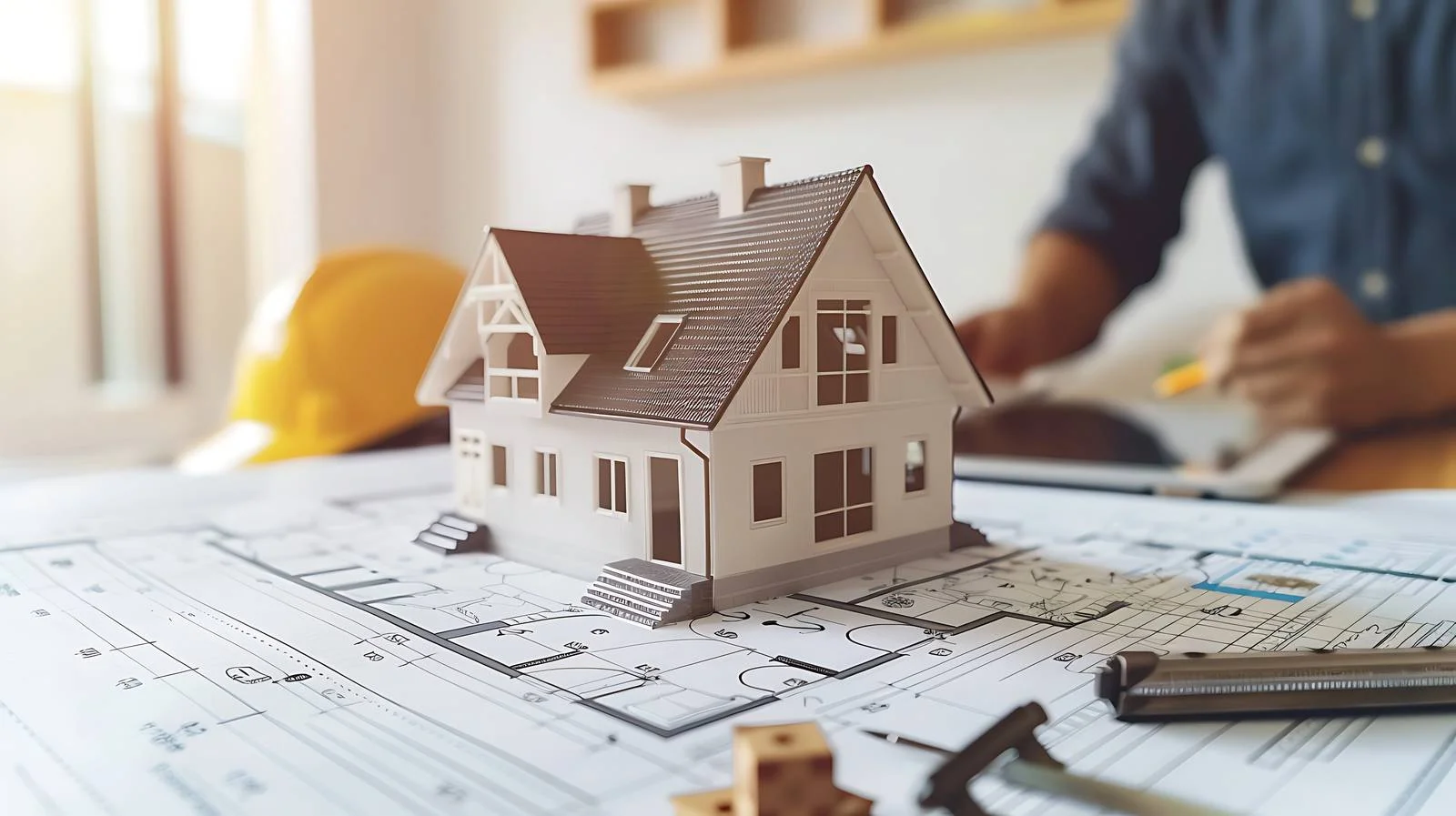 Mini House Blueprint Architectural Model — free download from Dotvec