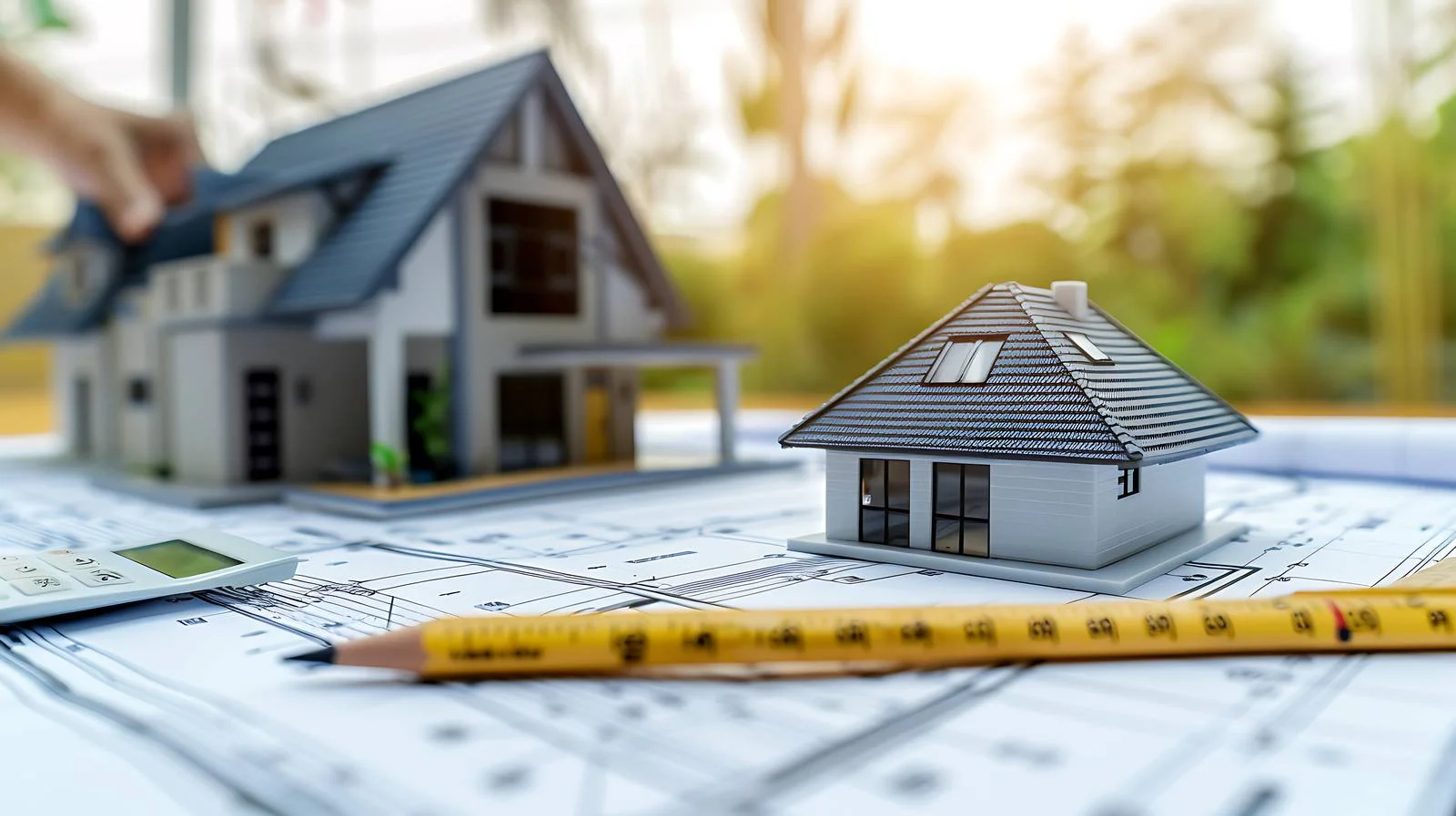 Mini House Blueprint Architecture Model — free download from Dotvec