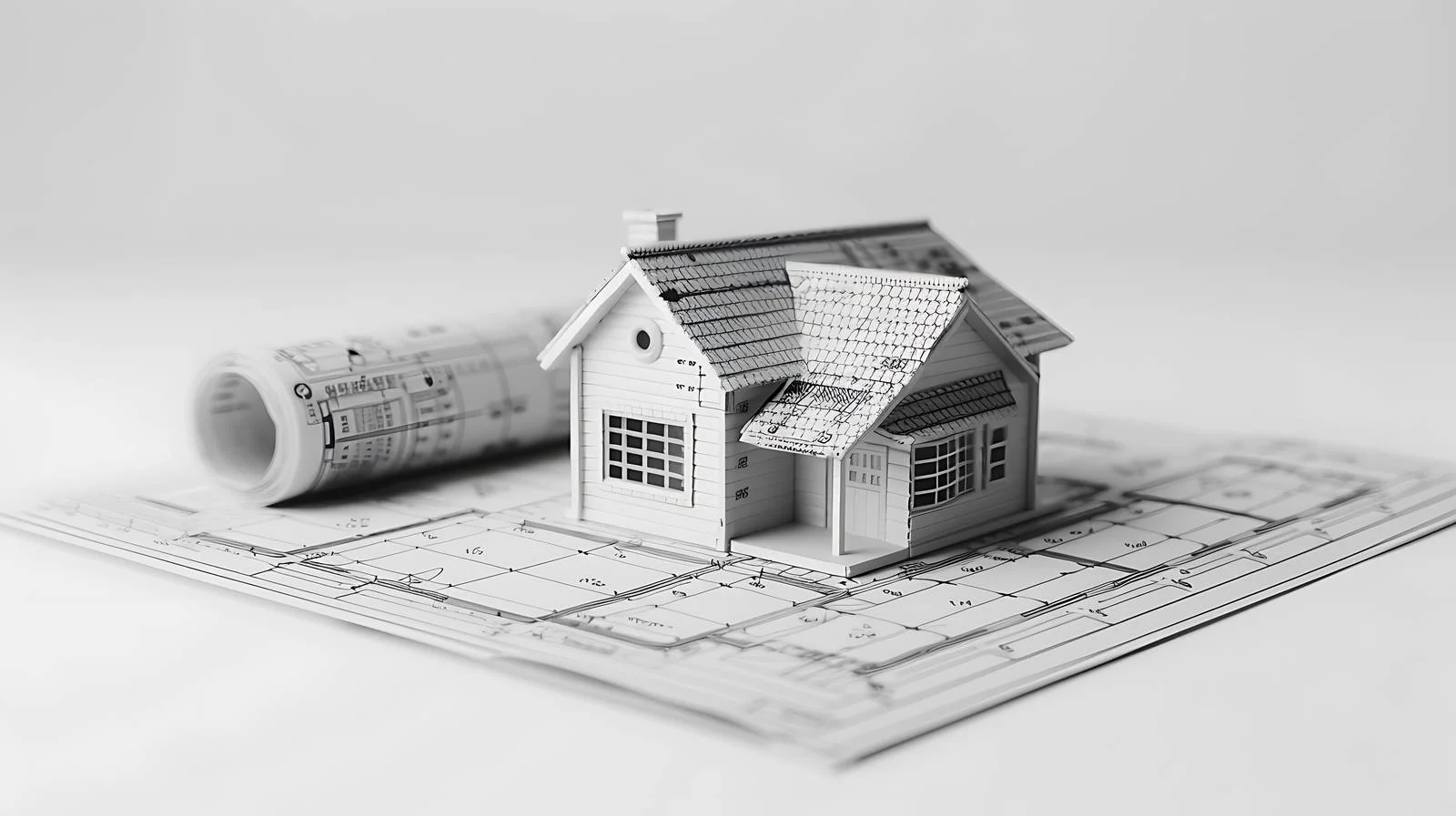 Mini House Blueprint Model — free download from Dotvec