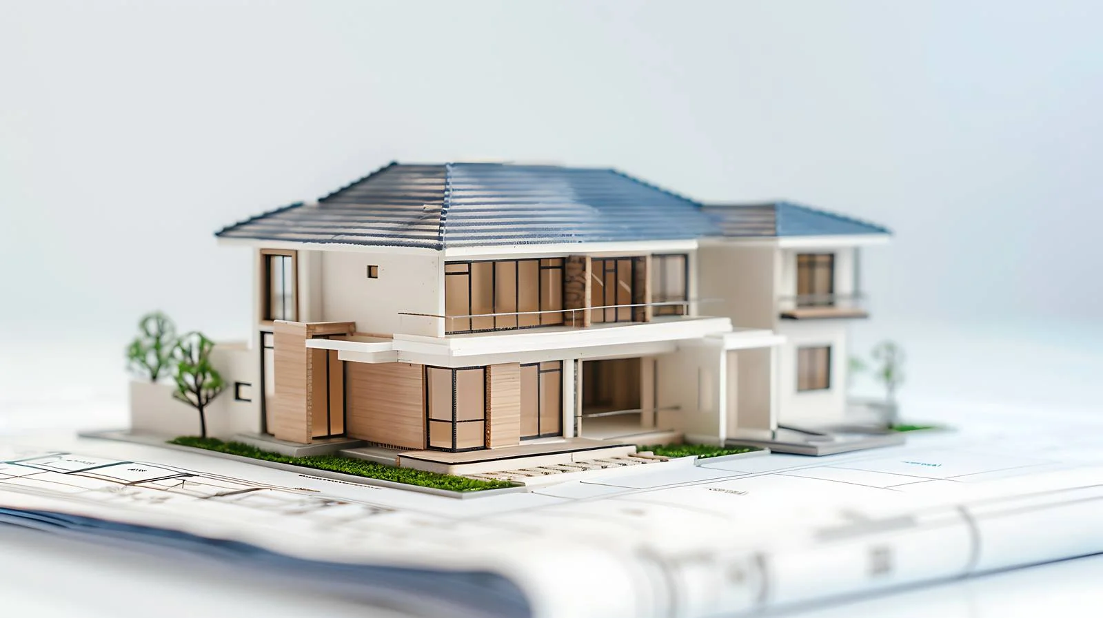 Mini House Model Blueprint Plan — free download from Dotvec