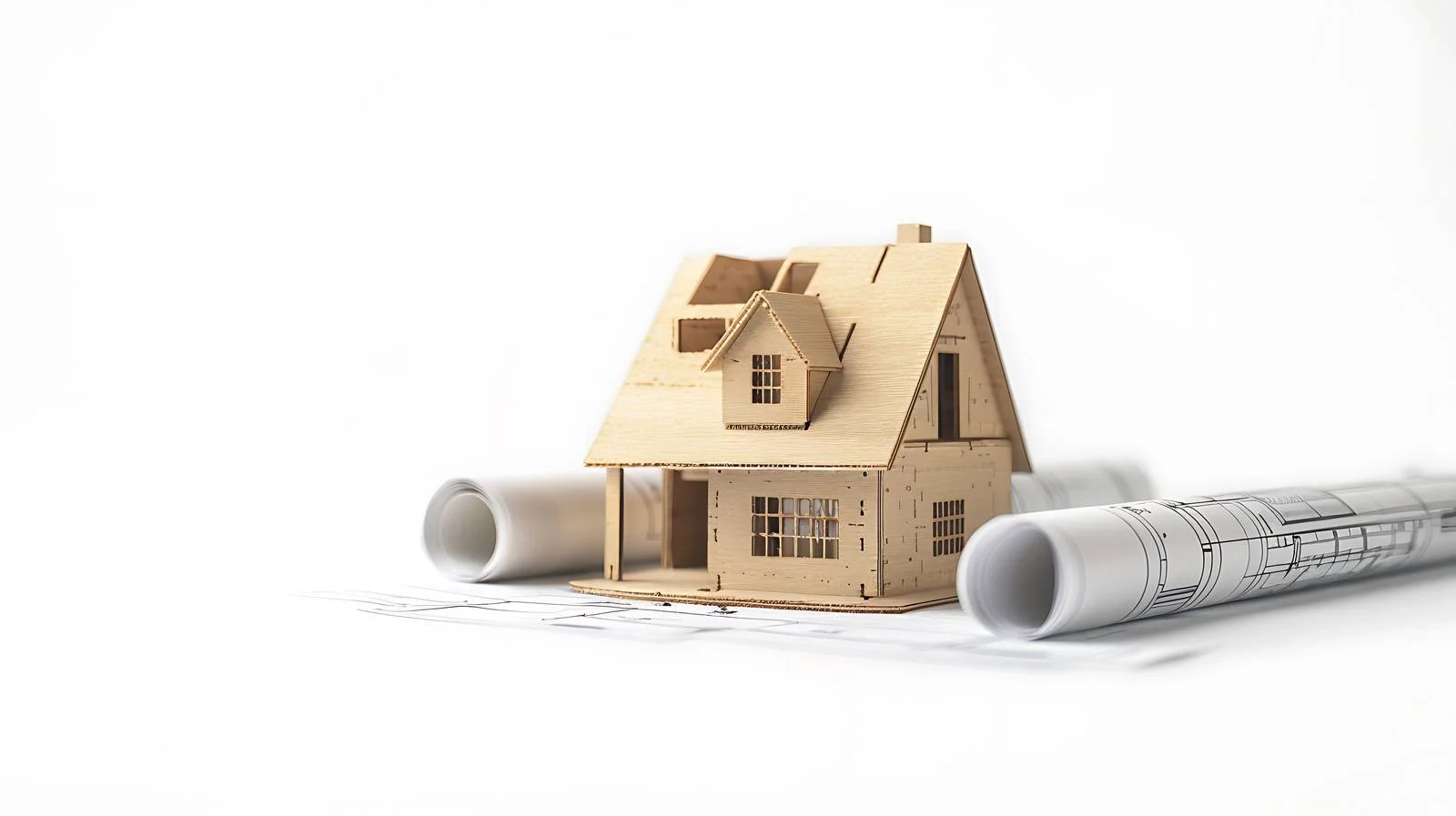 Mini House Blueprint Roll Plan — free download from Dotvec