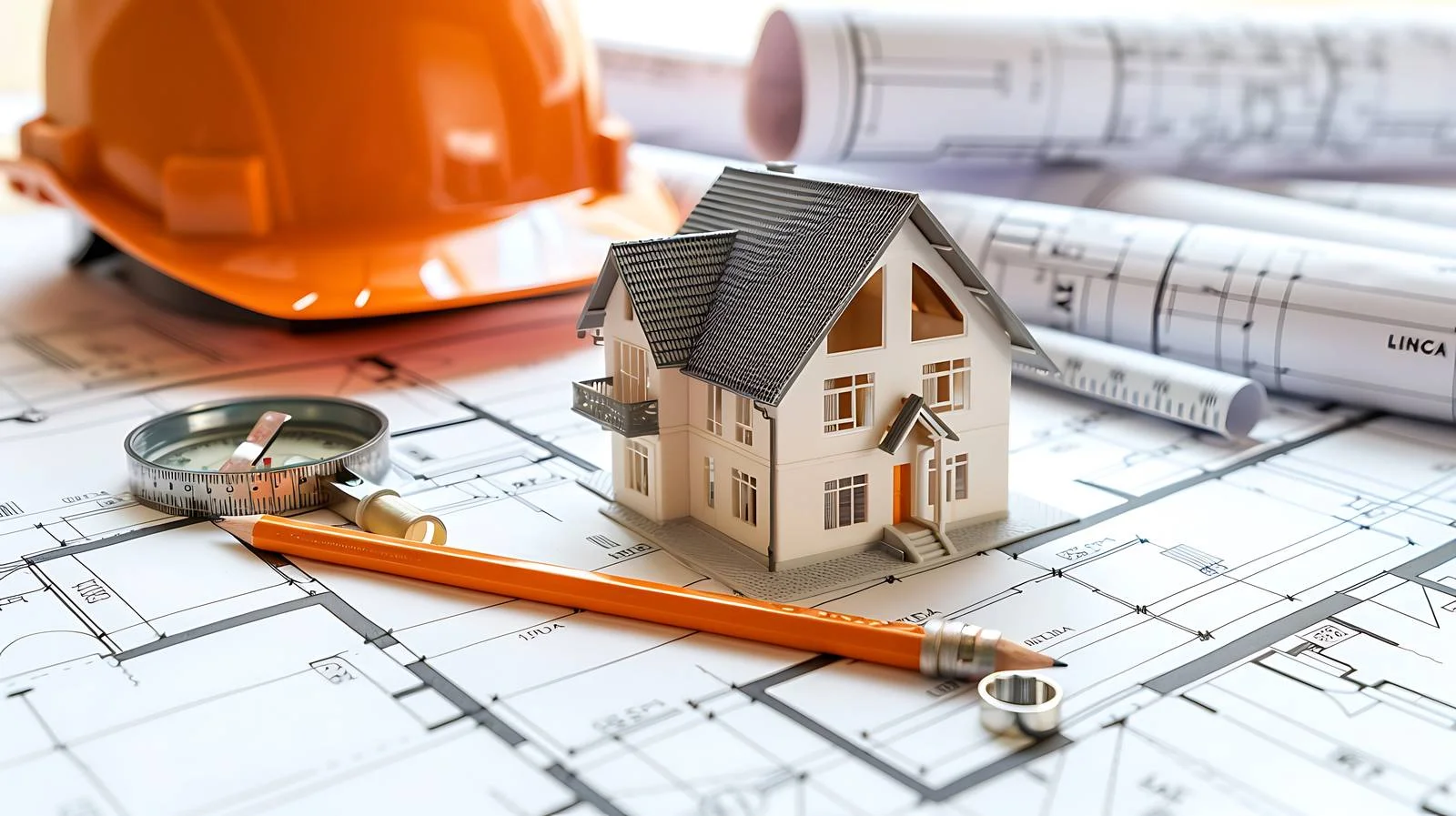 Mini Model House Construction Tools — free download from Dotvec