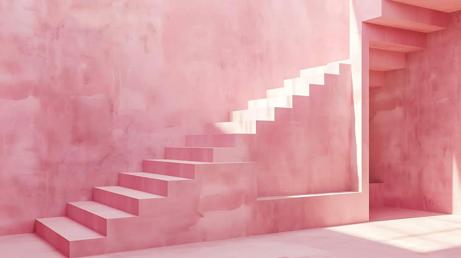 Minimalist Pink Architecture with Stair Design – free stairs image from Dotvec