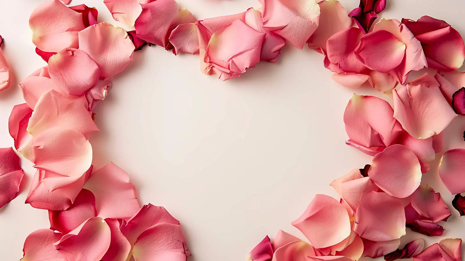 Aesthetic Floral Frame with Heart of Roses — free download from Dotvec