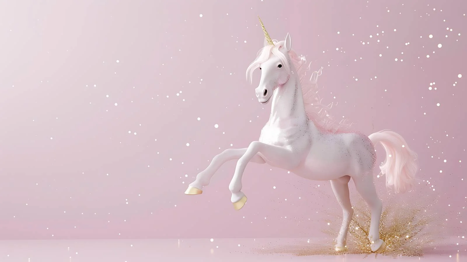 Elegant Unicorn Glitter Composition — free download from Dotvec