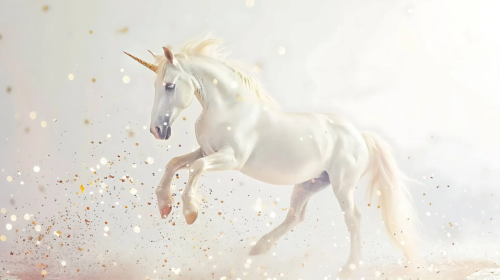 Elegant Unicorn Glitter Composition — free download from Dotvec