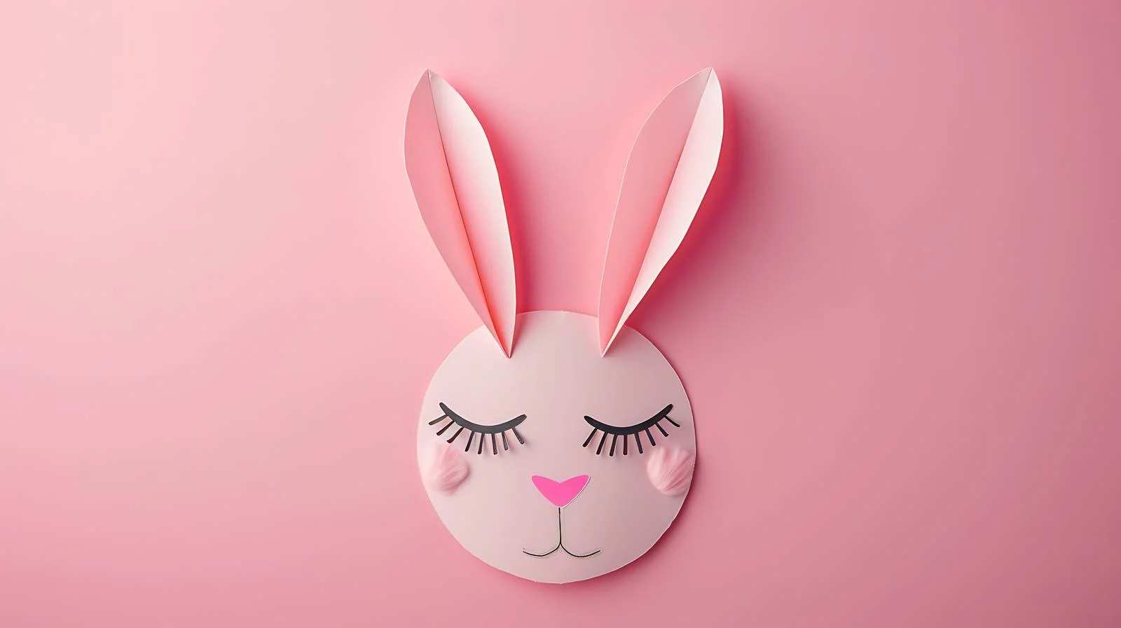 Easter Bunny Pastry Face — free download from Dotvec