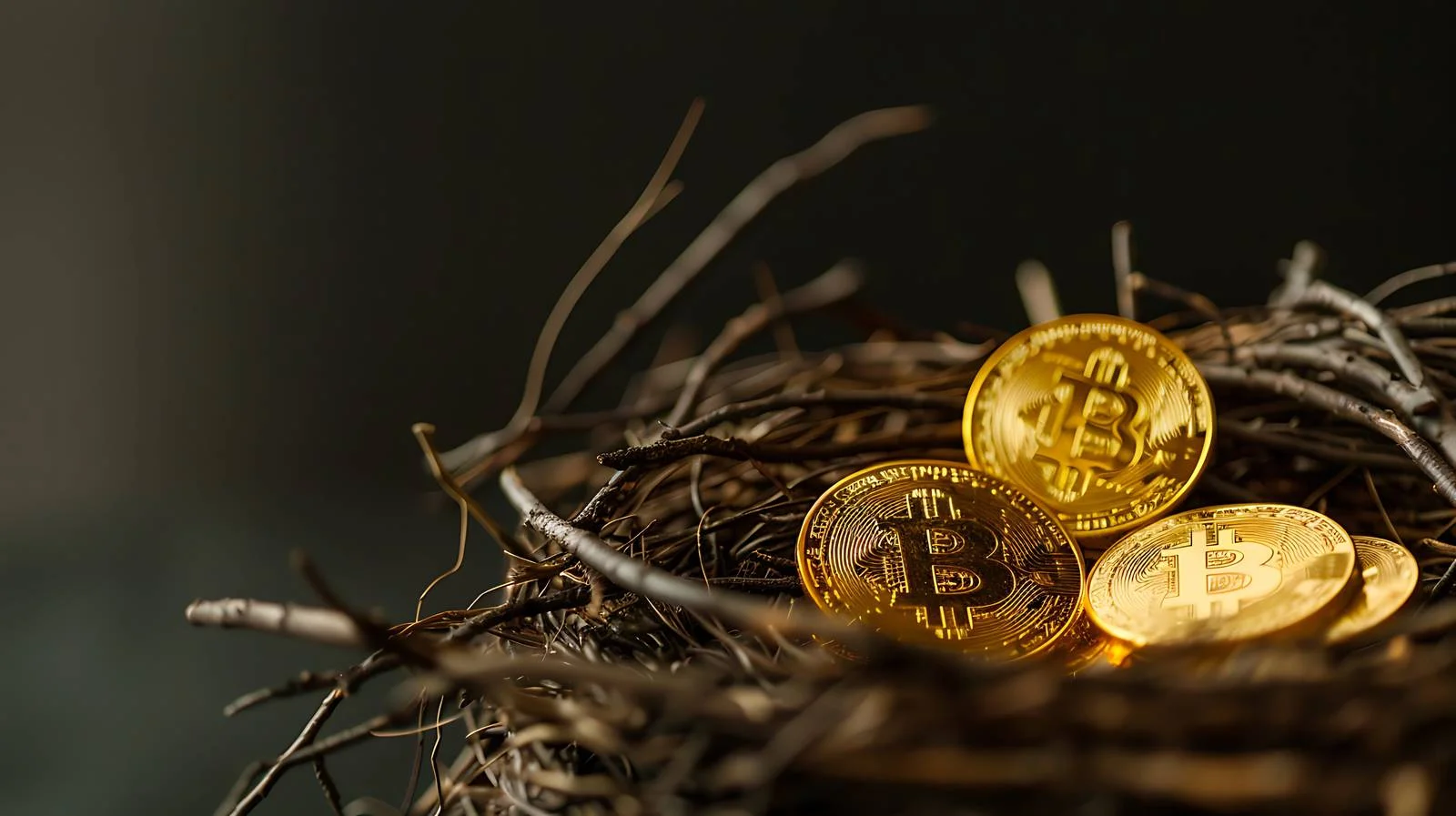 Minimal Bitcoin Investment Concept — free download from Dotvec