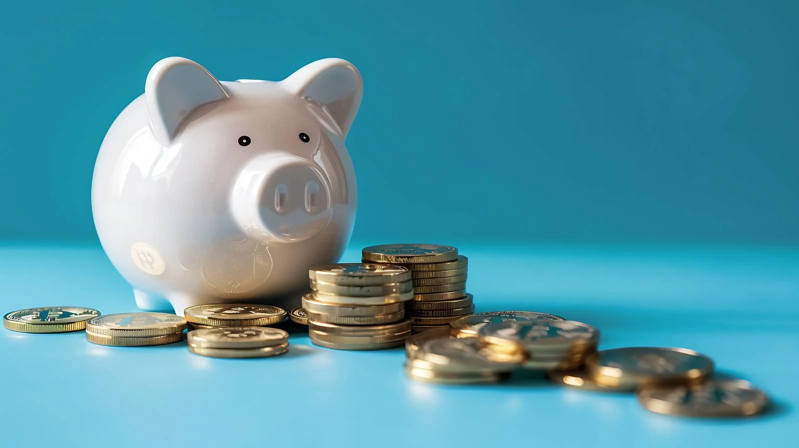 Minimal Investing with Gold Bitcoin Concept — free download from Dotvec