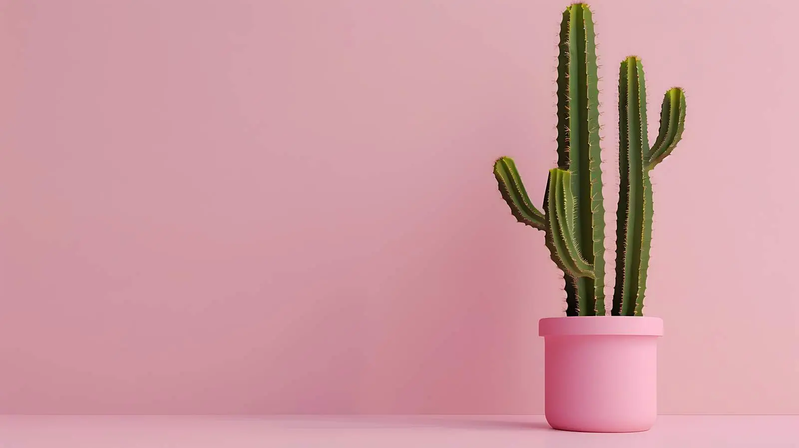 Cactus in Modern Interior Design Flowerpot — free download from Dotvec