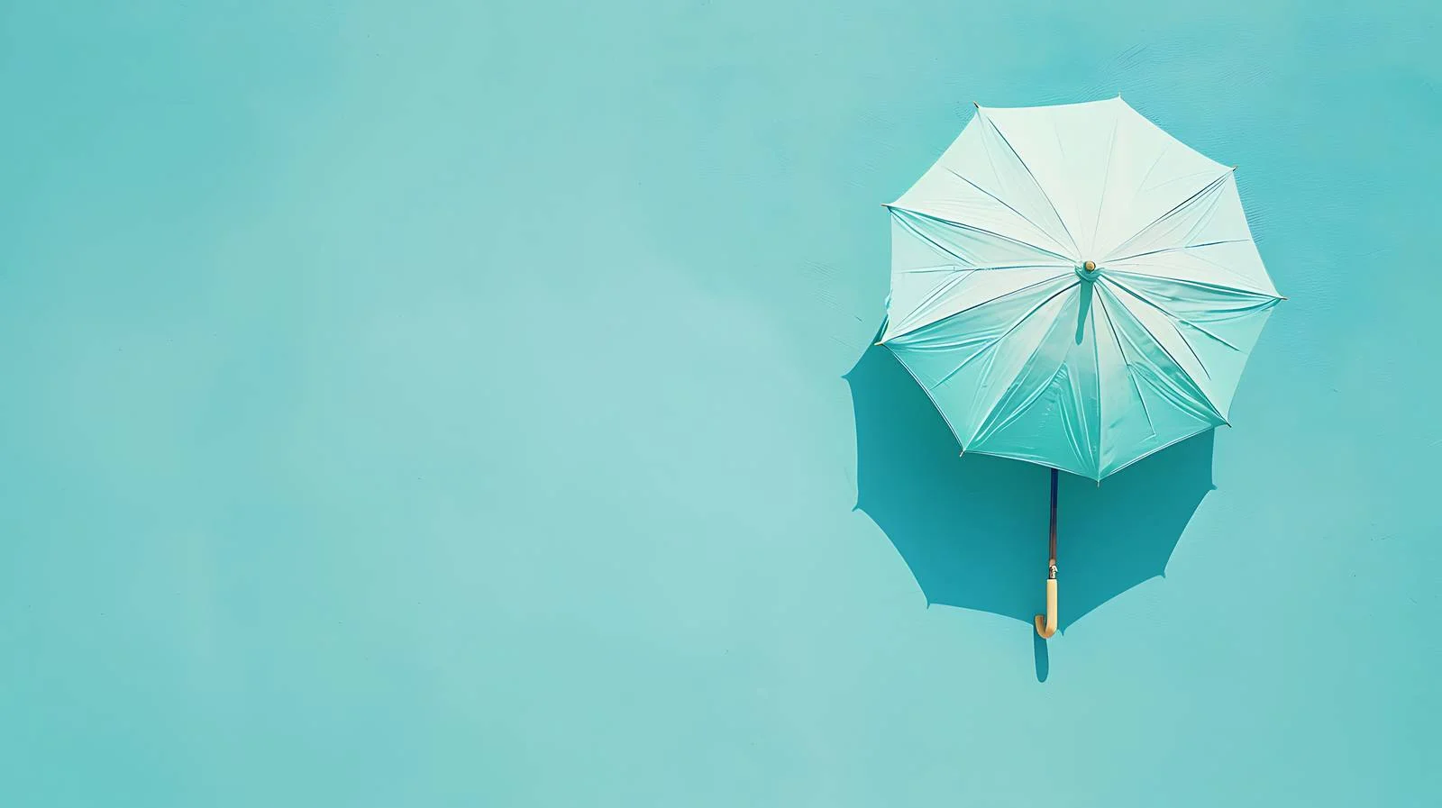 Minimal Summer Beach Umbrella Concept — free download from Dotvec