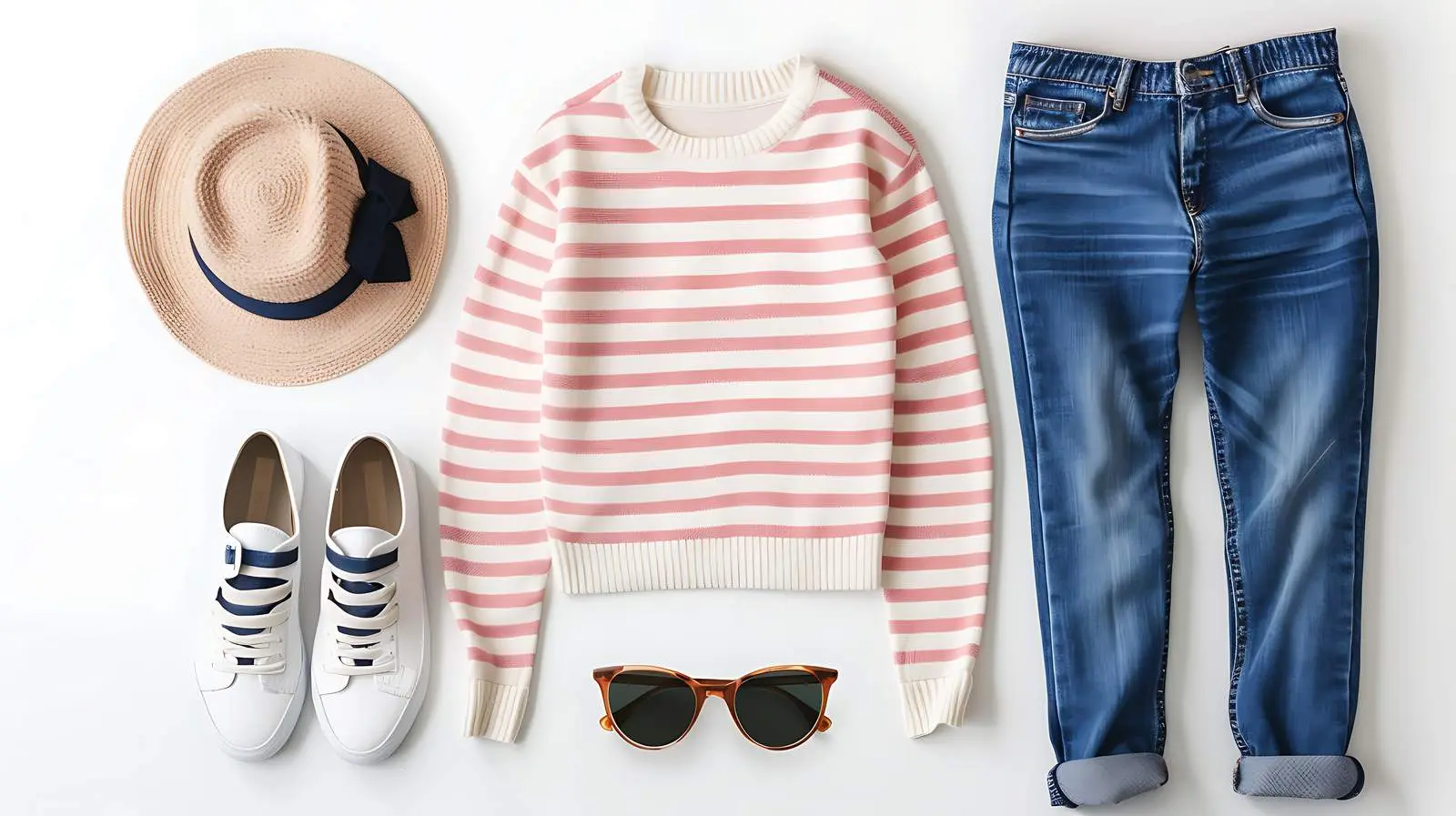 Minimalist Casual Fashion Composition for Women — free download from Dotvec