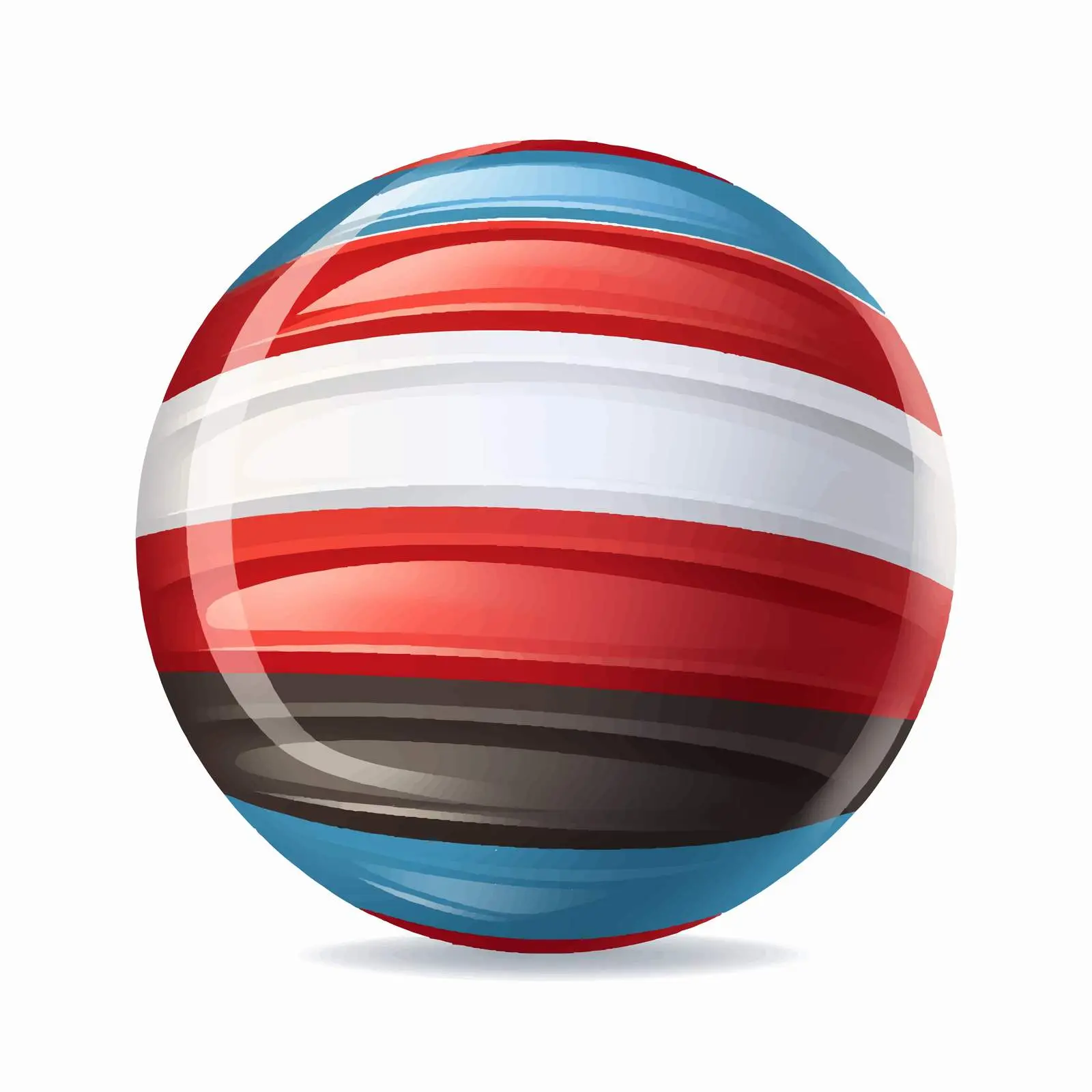 Stylized Leather Volleyball Icon Vector Design — free download from Dotvec