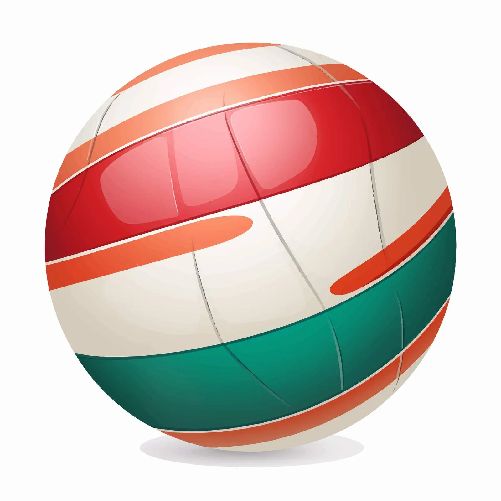 Leather Volleyball Ball Icon Vector Design — free download from Dotvec