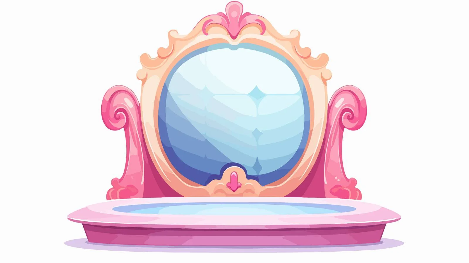 Modern Bathroom Sink Mirror Design — free download from Dotvec