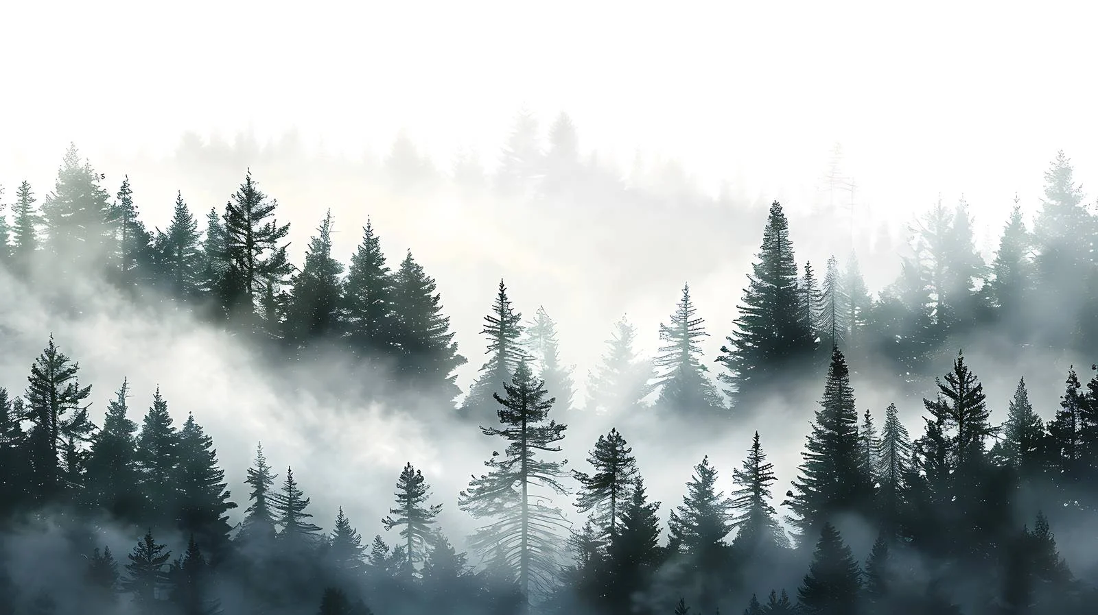 Tranquil Morning Scene in Misty Hillside — free download from Dotvec