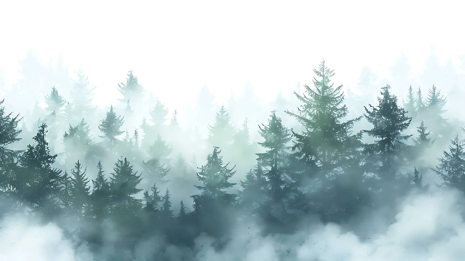 Serene Forest Morning with Clear Background — free download from Dotvec