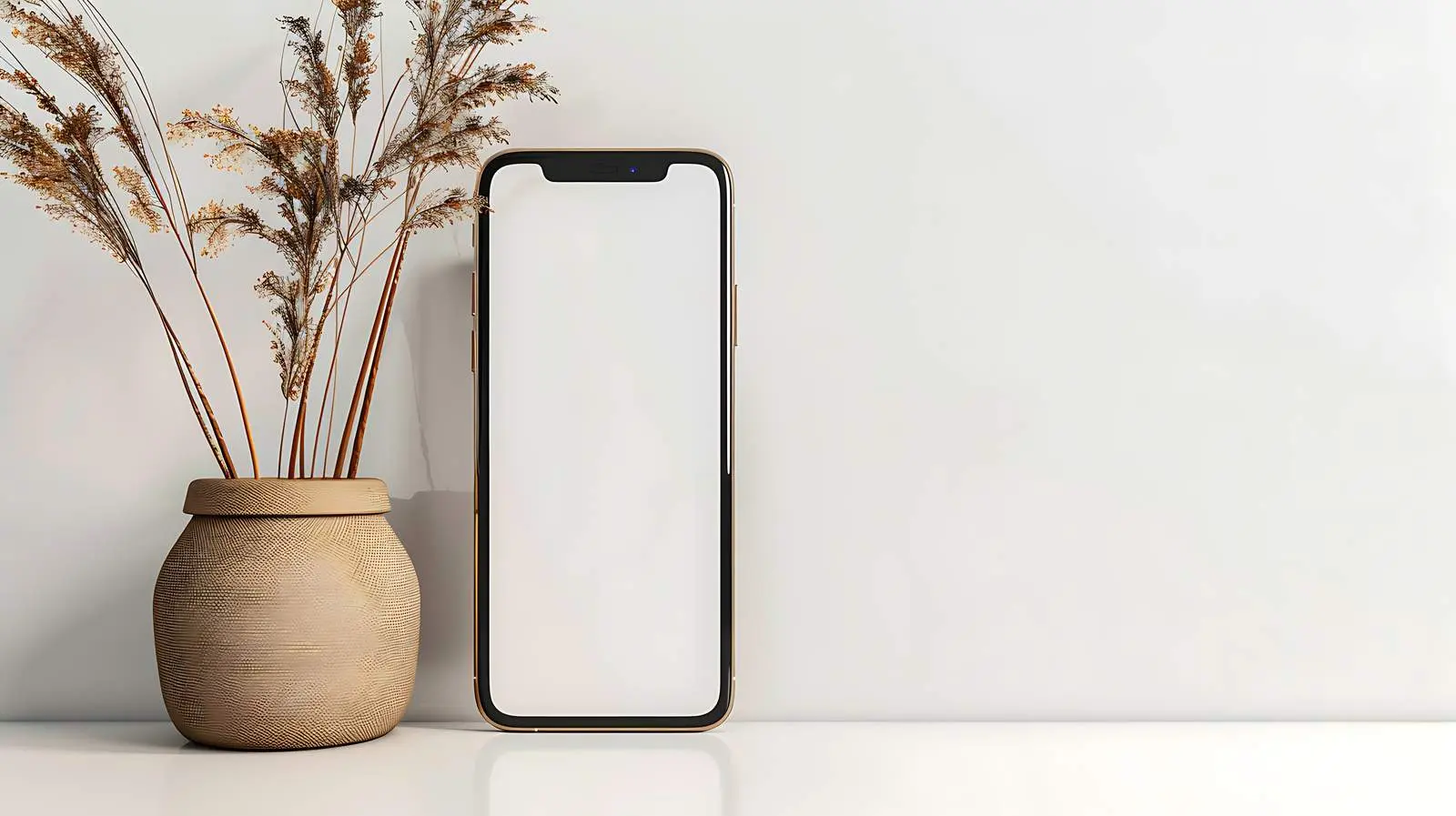 Mobile Phone Screen Mockup with Blank Space — free download from Dotvec